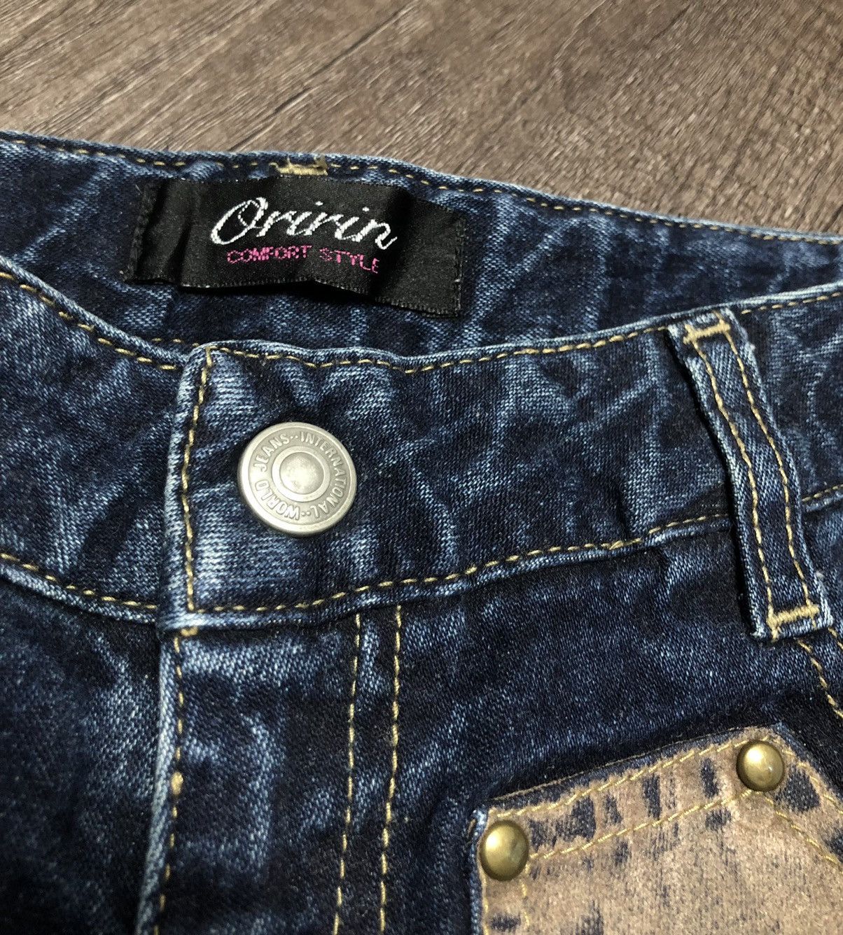 Designer × Japanese Brand VINTAGE ORIRIN FLARE JEANS JAPANESE BRAND Size 27" / US 4 / IT 40 - 10 Thumbnail