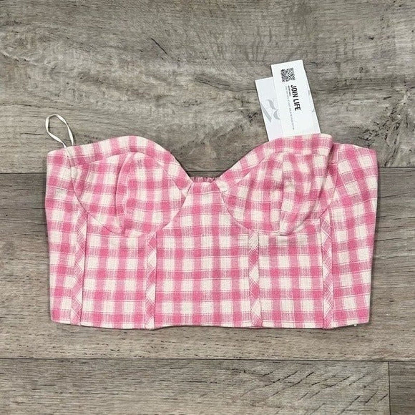 Zara ZARA Strapless Crop Top NWT Size M / US 6-8 / IT 42-44 - 22 Thumbnail