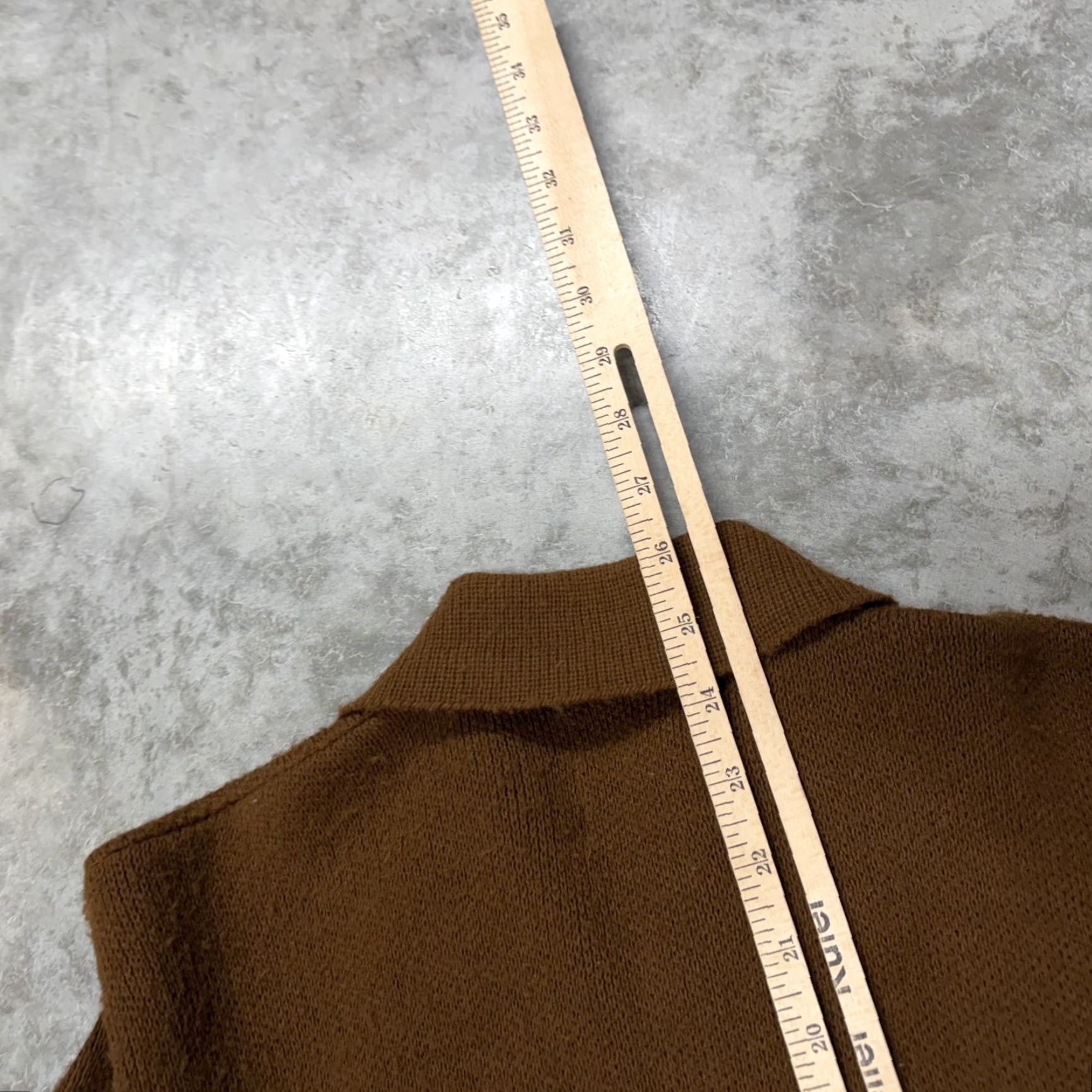 Vintage VINTAGE Montgomery Ward Sweater Mens Small Brown Full Zip Suede Argyle 70s Size US S / EU 44-46 / 1 - 8 Thumbnail