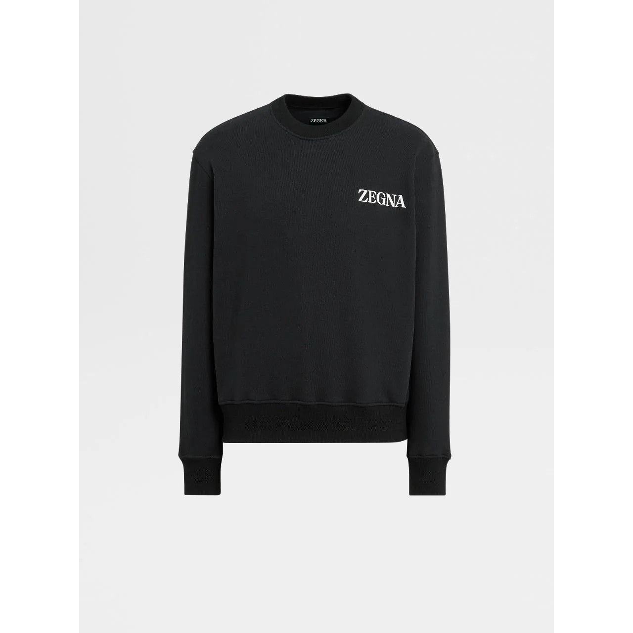 Ermenegildo Zegna o1s1rm0725 Crewneck Sweatshirt in Black Size US XXL / EU 58 / 5 - 1 Thumbnail