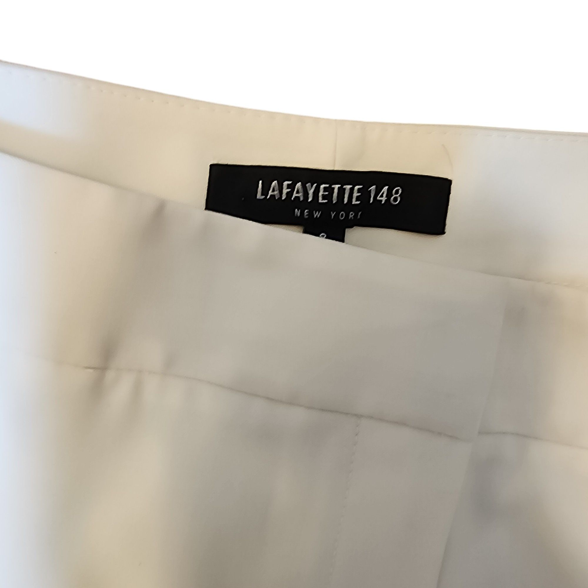 Lafayette 148 Dress Pants Size 8 Wide Leg Trouser 34" Inseam Size 34" / US 12 / IT 48 - 6 Thumbnail