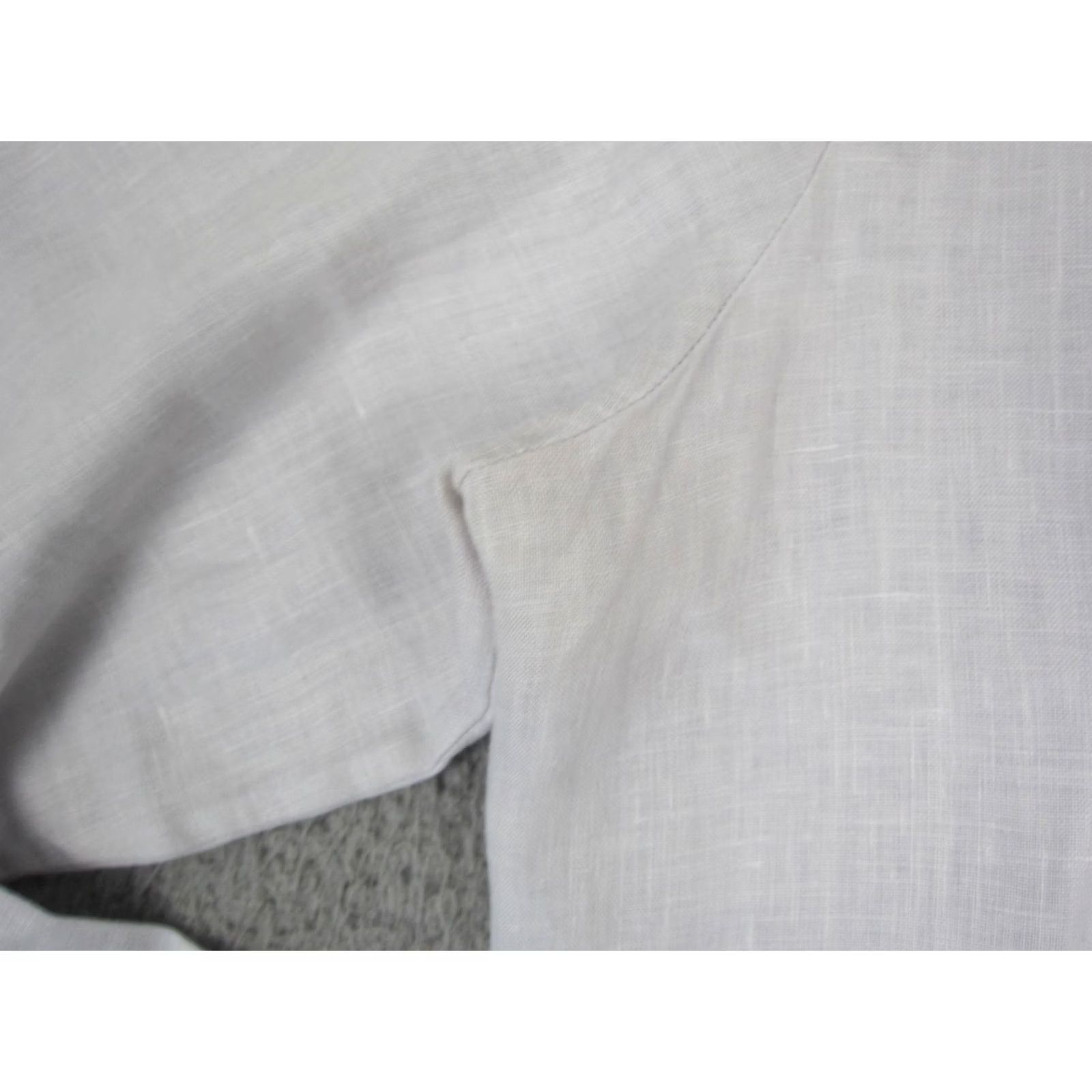 Vintage Bryn Walker Jacket Womens XL Gray Lilac 100% Linen Made in USA Size XL / US 12-14 / IT 48-50 - 5 Thumbnail