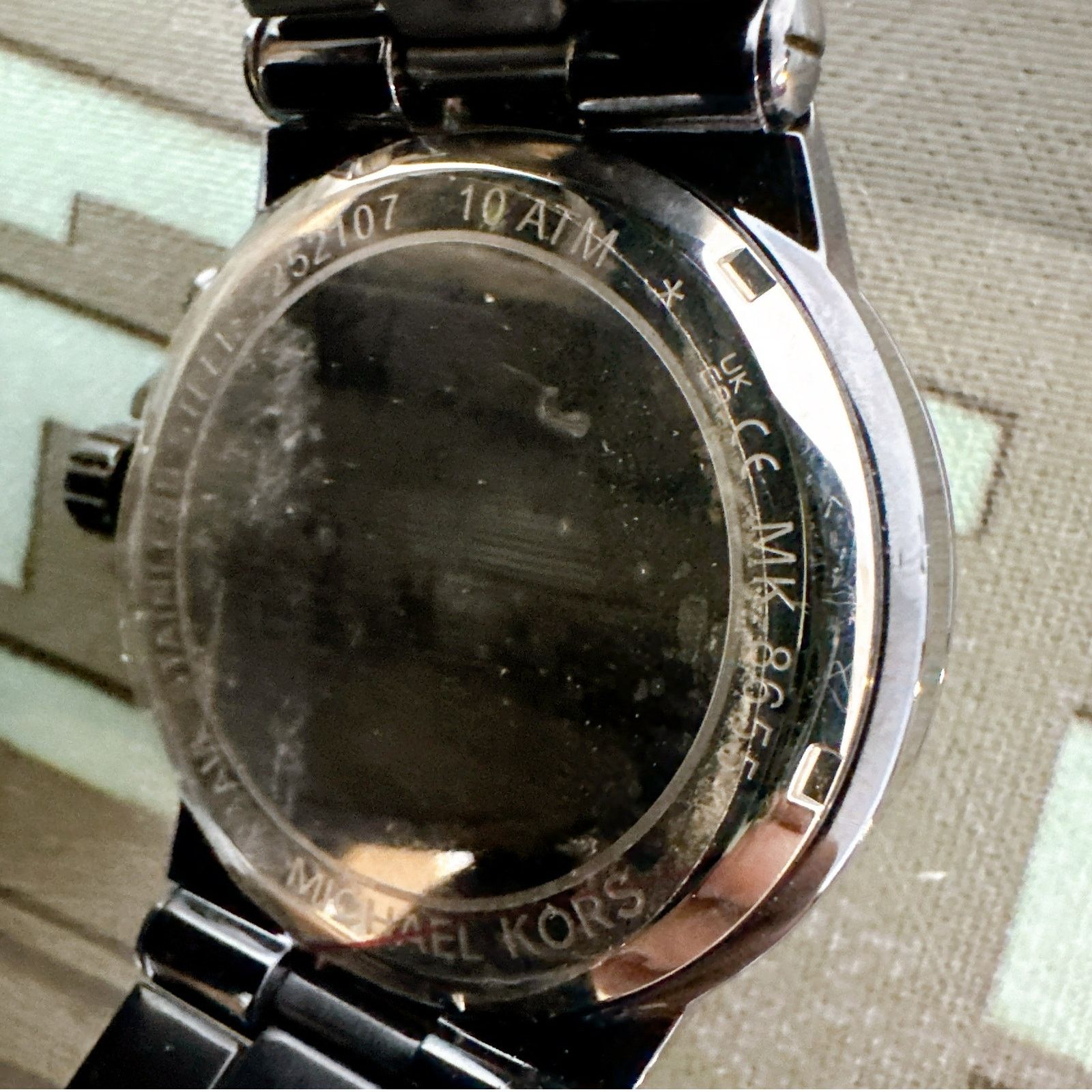 Michael Kors Michael Kors MK8655 Oversized Dylan Navy-Tone Watch Size ONE SIZE - 5 Thumbnail