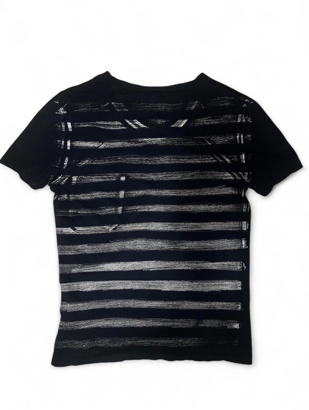 Dior Homme SS05 “Beck” Painted Striped T Shirt