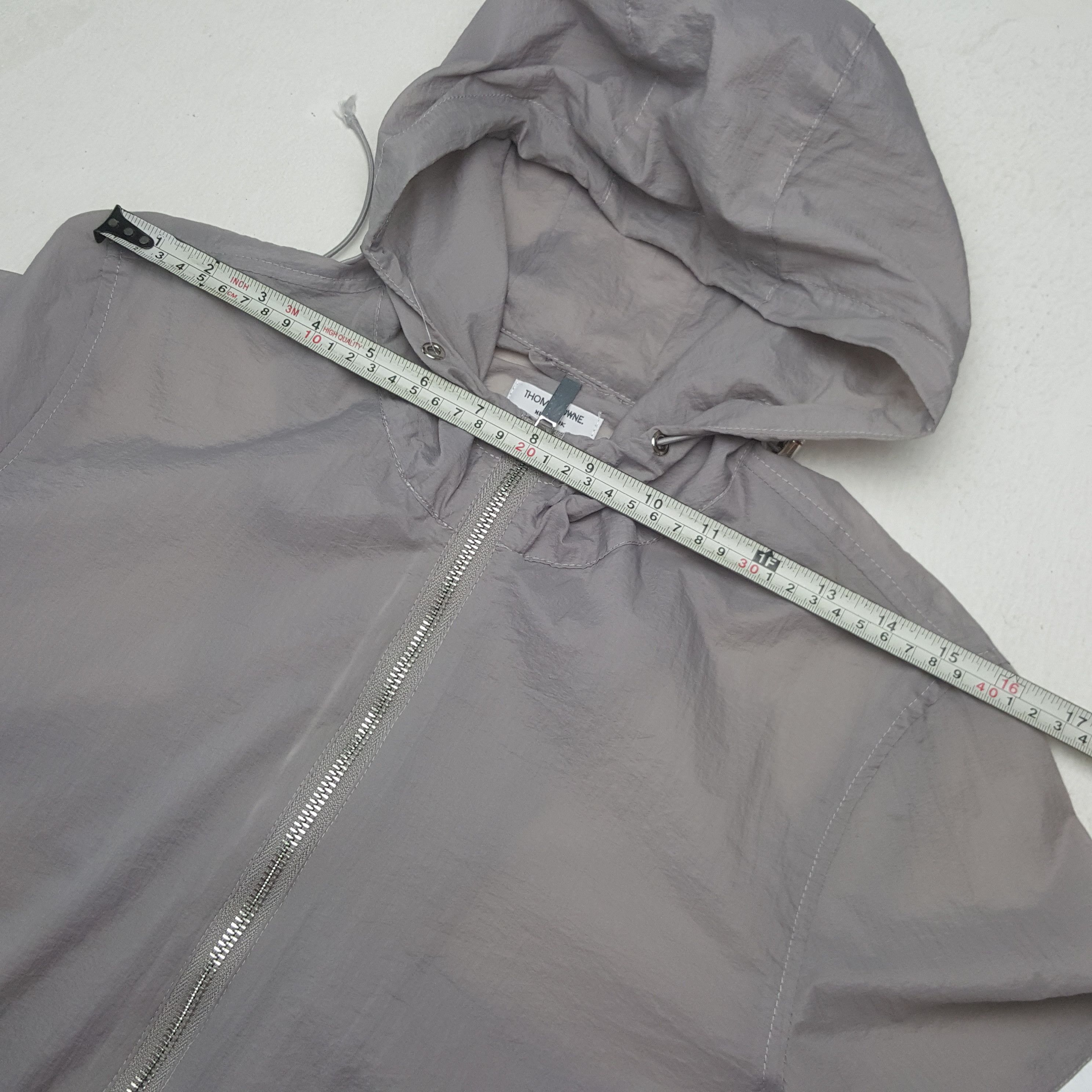 Japanese Brand × Vintage Vintage Thom Browne Windbreaker Jacket Hoodie Size US XS / EU 42 / 0 - 5 Thumbnail