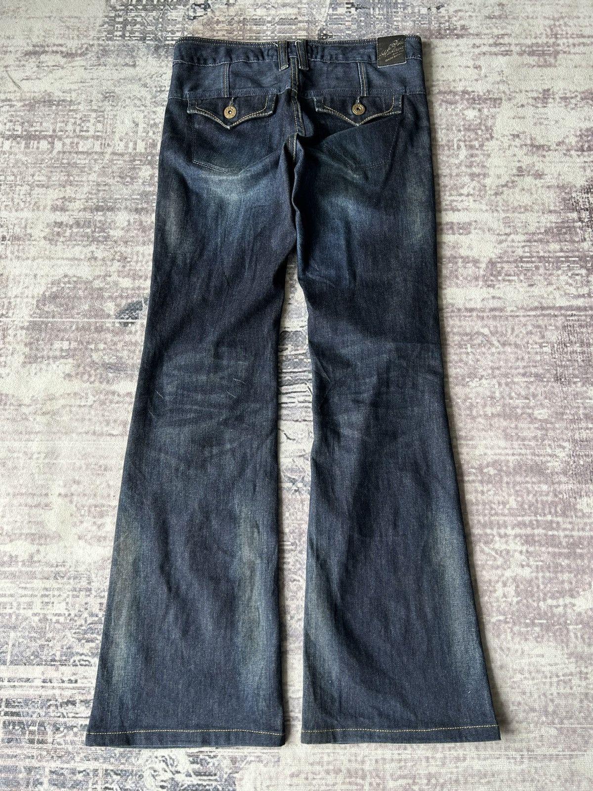 Tornado Mart Rush Hour Flared Mudwash Jeans Size US 31 - 4 Thumbnail