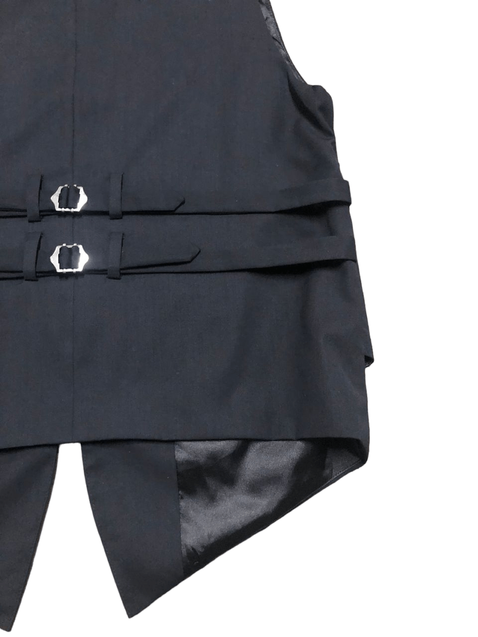 If Six Was Nine No Id Double Layer Black Vest Zipper Jacket Seditionaries Size US M / EU 48-50 / 2 - 12 Thumbnail