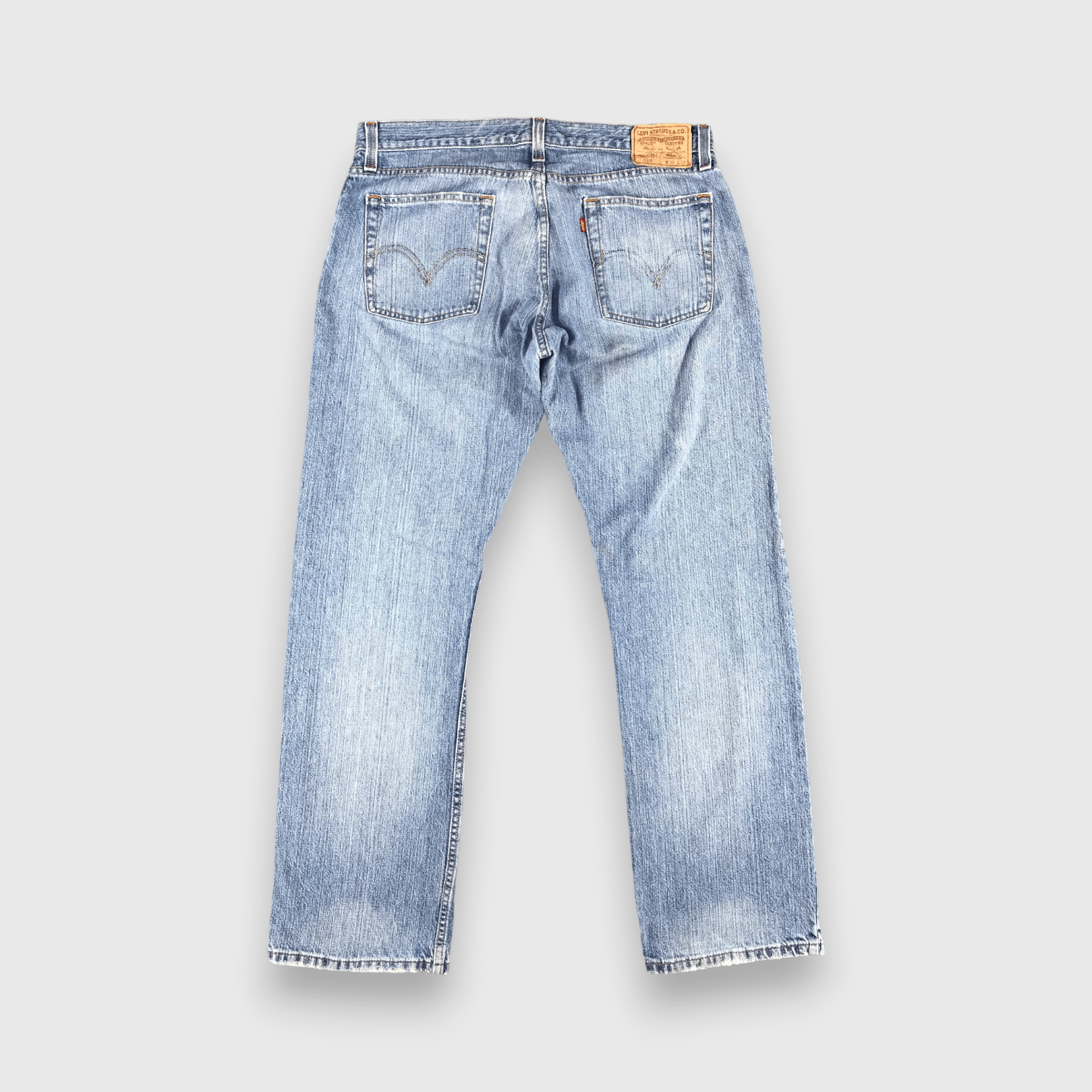 Levi's Vintage Blue Wash Levis 514 Jeans-J1557 Size US 37 - 2 Thumbnail