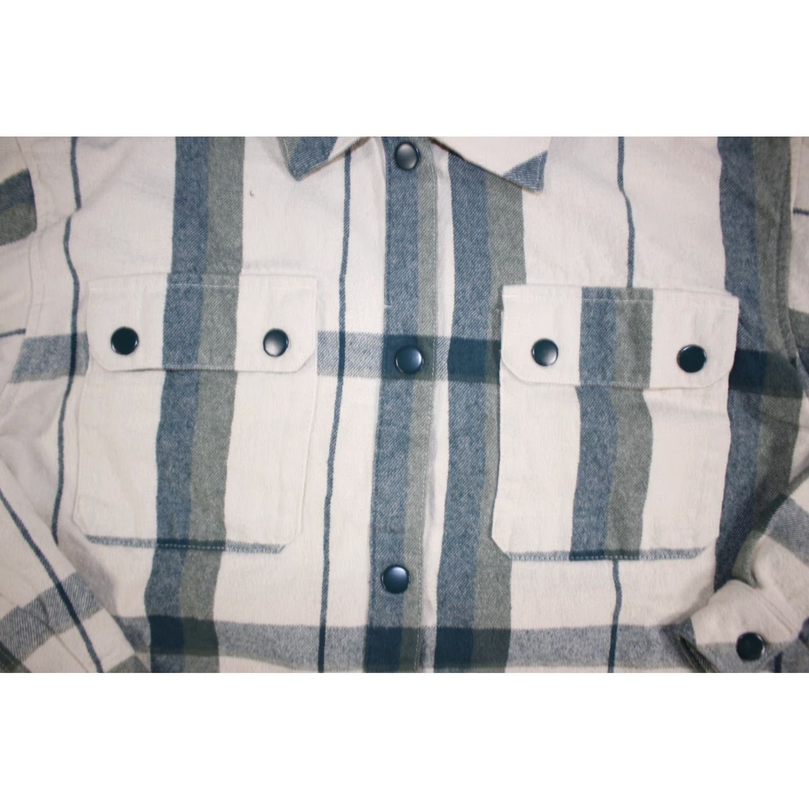 Vans Vans Shirt Men's S Flannel Jacket Shacket Lined Long Pockets Plaid Beige Green Size US S / EU 44-46 / 1 - 4 Thumbnail