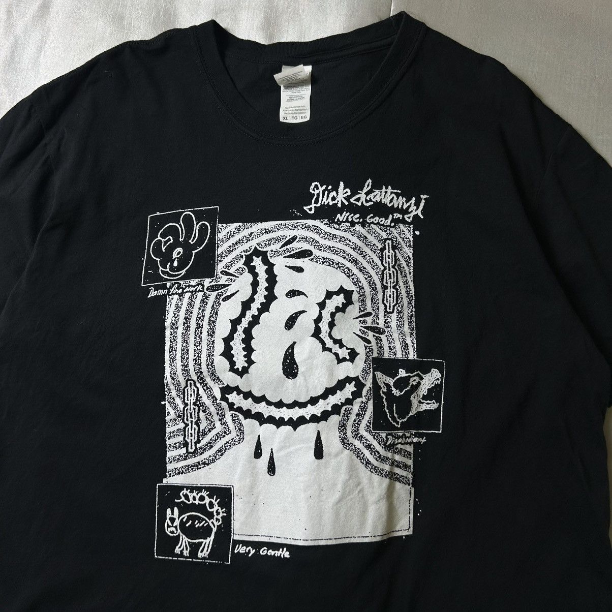 Vintage Dick Lattanzi Graphic T-Shirt Size US XL / EU 56 / 4 - 2 Thumbnail