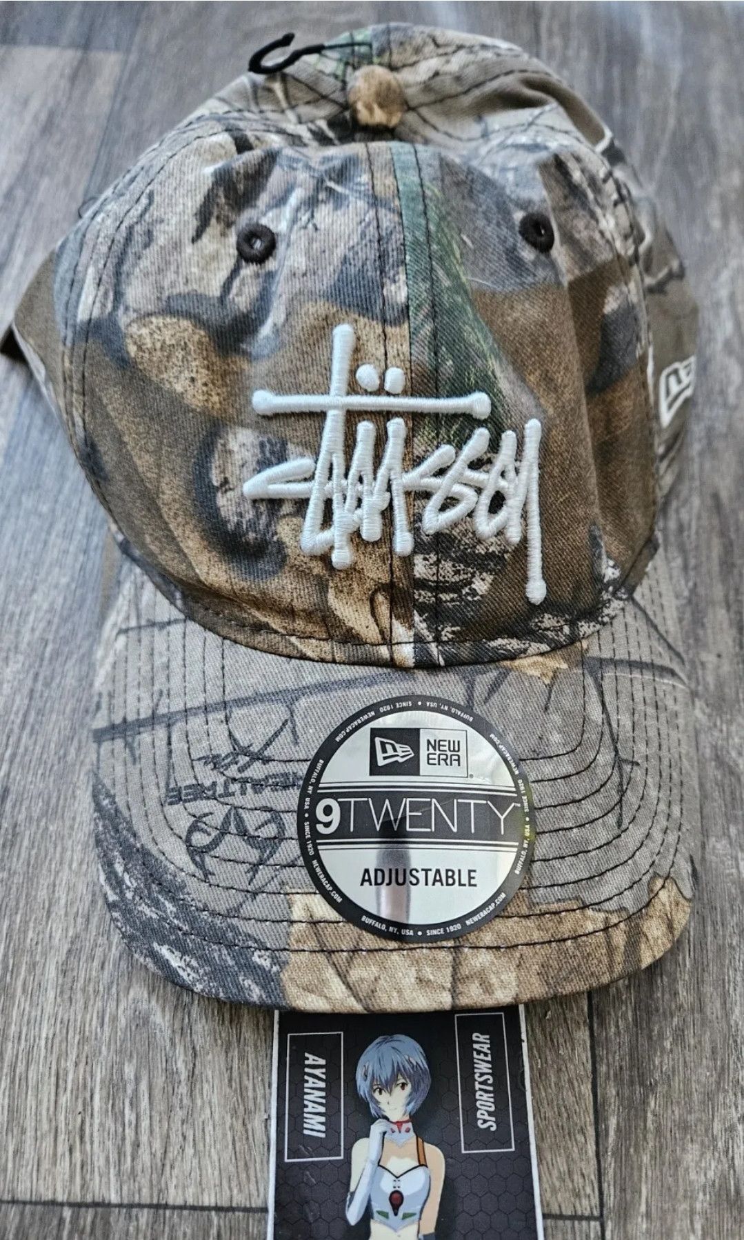 image of Stussy New Era Basic 9Twenty Realtree Camo Cap, Men's