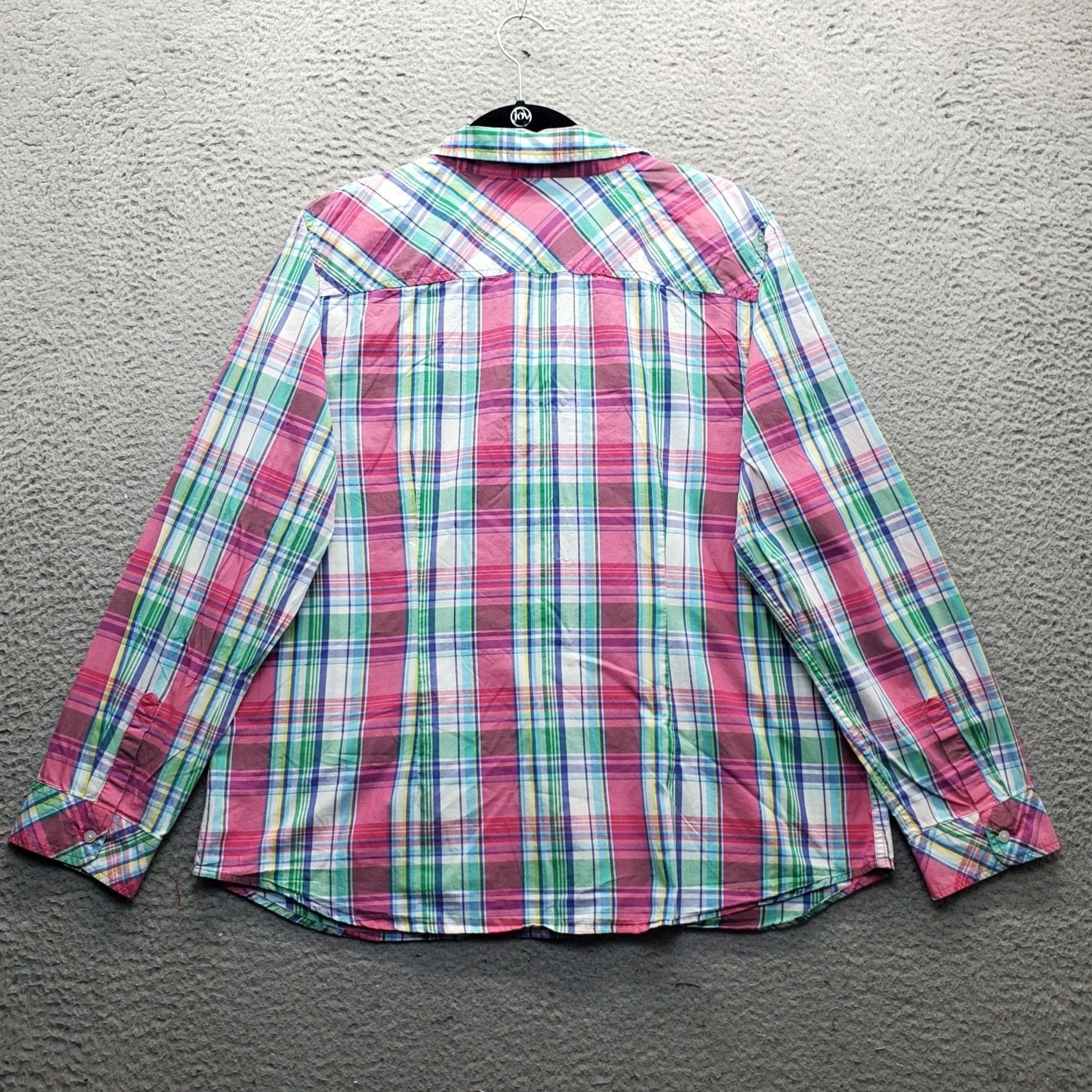 Talbots Talbots Shirt Women L Multicolor Plaid Long Sleeve Button-Up Collared Casual Shirt Womens Size L Size L / US 10 / IT 46 - 2 Thumbnail