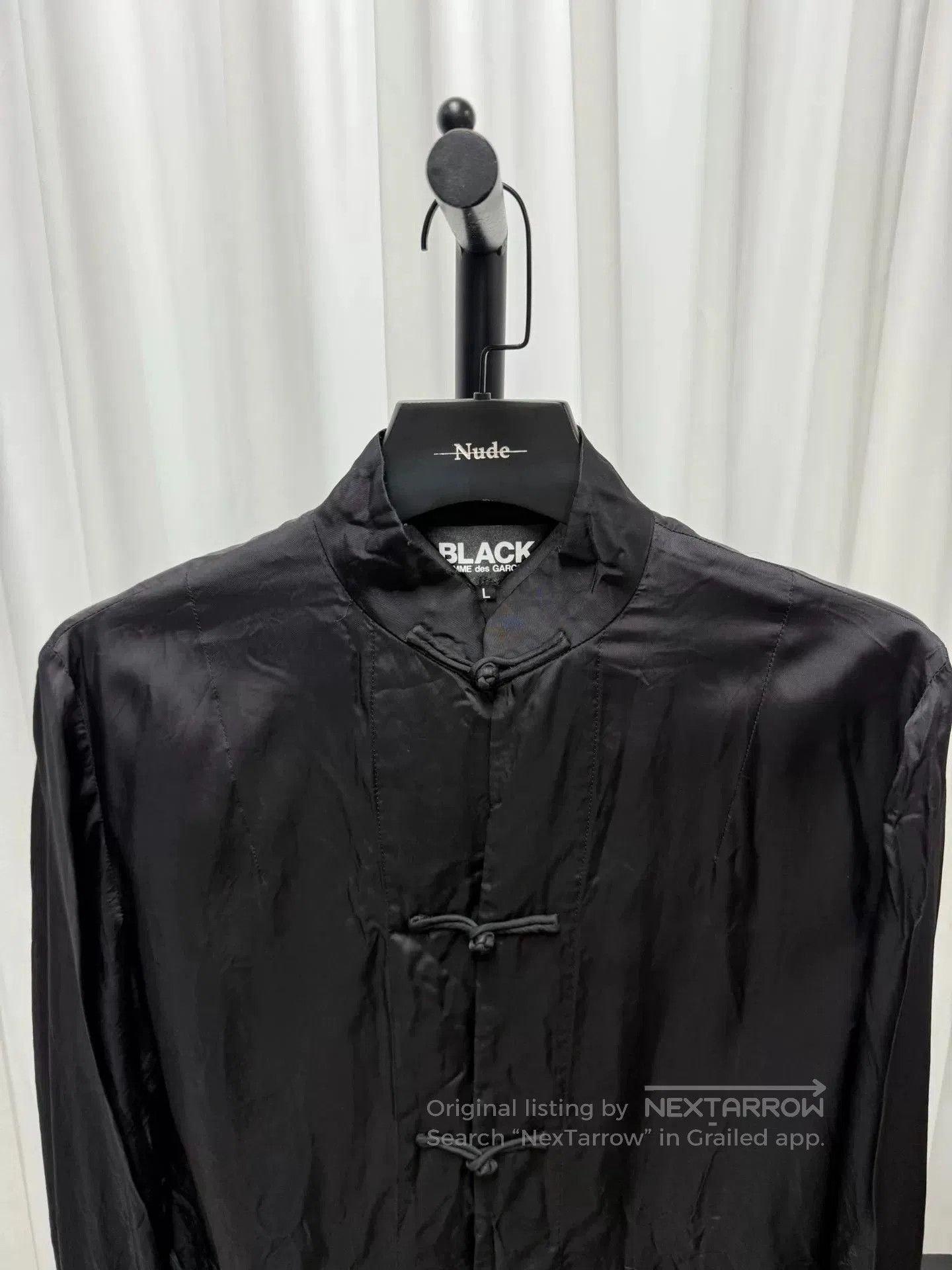 Comme des Garcons Black comme des garcons black silk embroidered jacket. Size US L / EU 52-54 / 3 - 3 Thumbnail