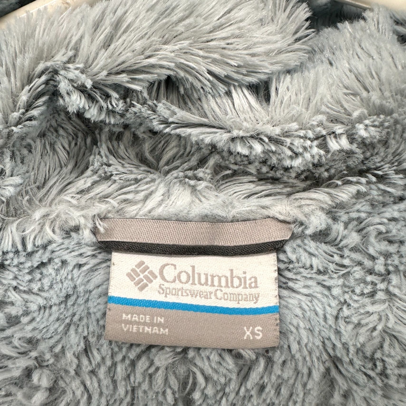 Vintage Columbia Jacket Womens XS Blue Navy Parka Quilted Hooded Sherpa Lined Polyester Jacket Kid: No Size XS / US 0-2 / IT 36-38 - 7 Thumbnail