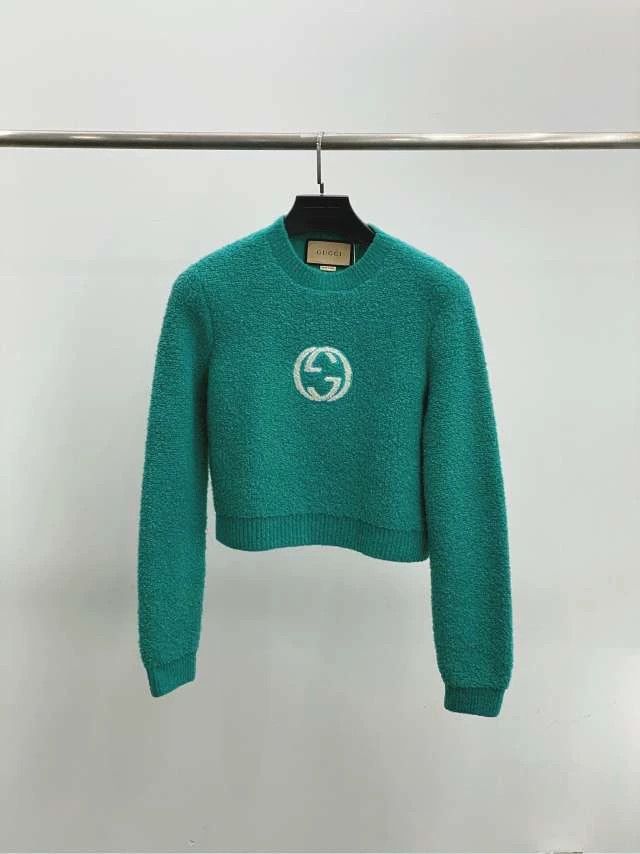 Gucci Green Logo Sweater by Gucci Size US M / EU 48-50 / 2 - 1 Thumbnail