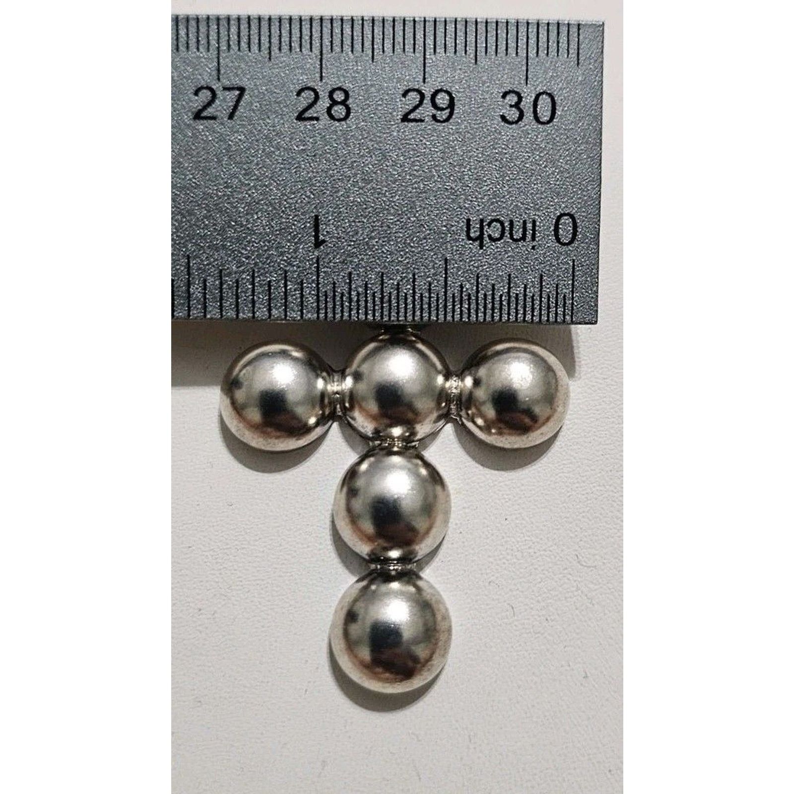 Other Chunky Sterling Silver Cross 925 Silver Cross Statement Size ONE SIZE - 3 Thumbnail