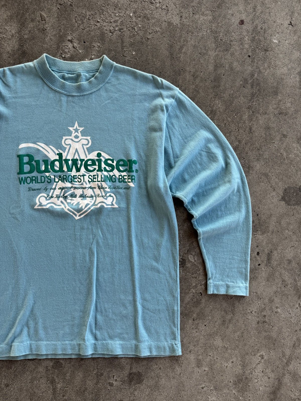 Budweiser Vintage Budweiser Longsleeve Tshirt Size US M / EU 48-50 / 2 - 3 Thumbnail