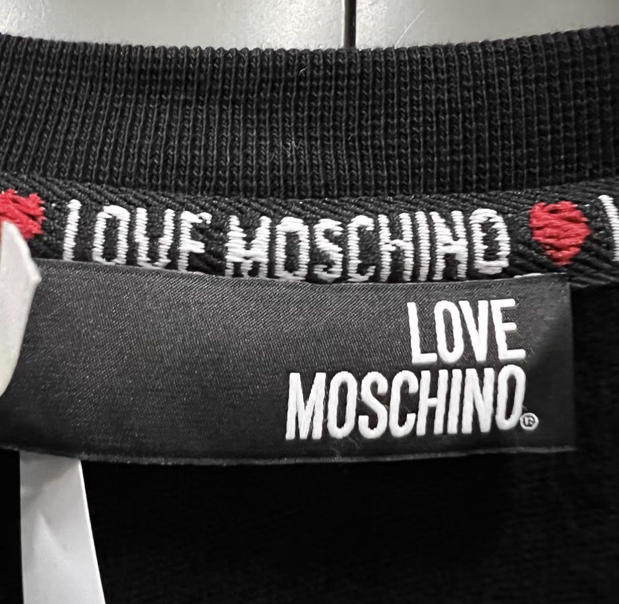 Moschino Moschino Rhinestone Logo Sweatshirt Dress J41 Size M / US 6-8 / IT 42-44 - 4 Thumbnail
