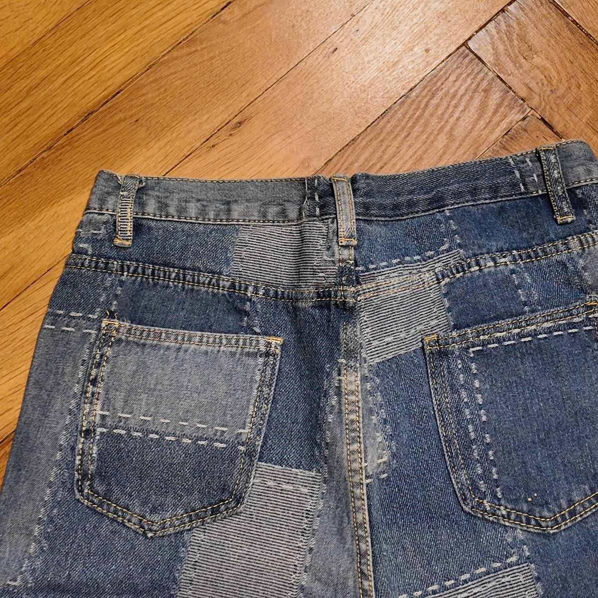 Other Sashiko Inspired Patchwork Denim Size W29–30 Size US 29 - 4 Thumbnail