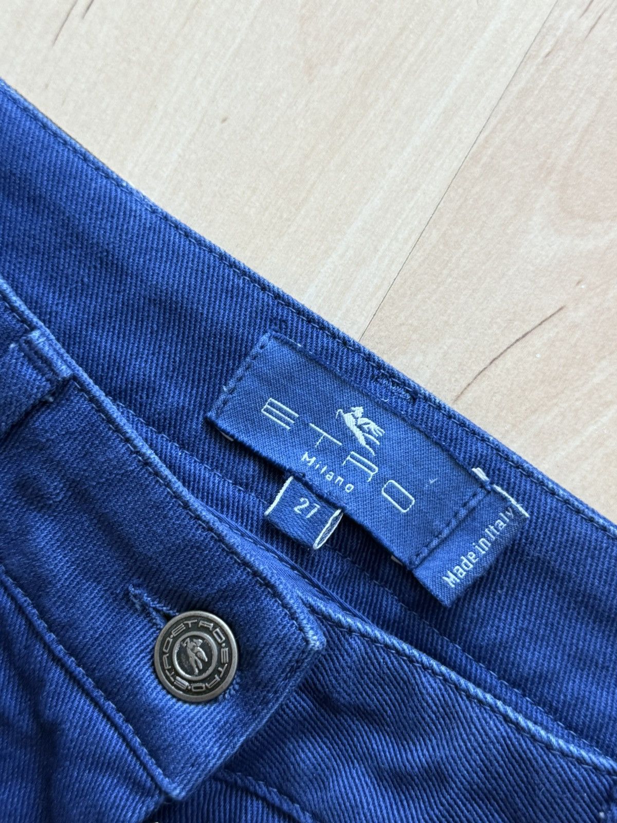 Etro Etro Milano bootcut vintage denim jeans deep blue Size 27" / US 4 / IT 40 - 5 Thumbnail