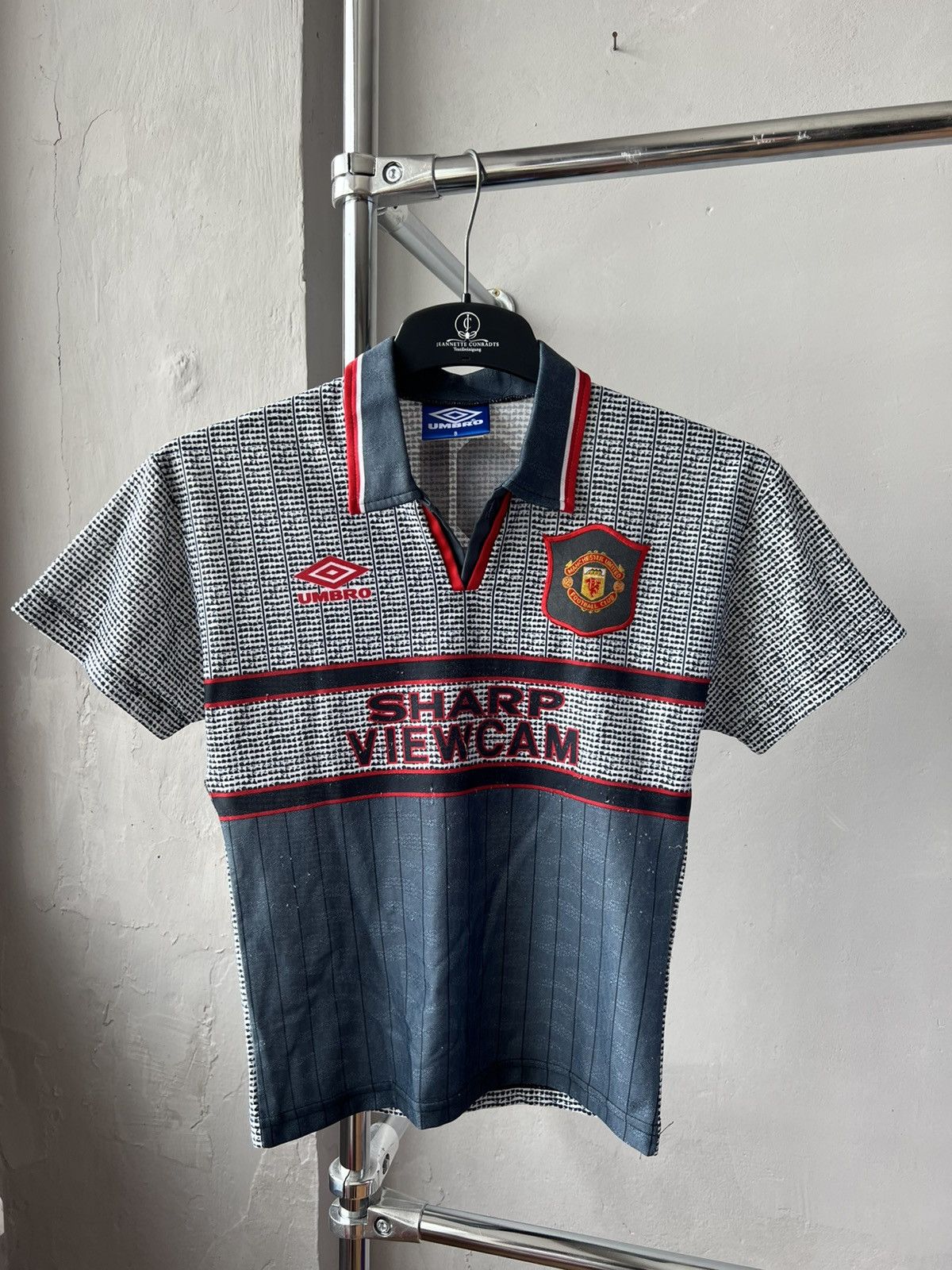 Umbro 1995/96 MANCHESTER UNITED #17 COLE AWAY SOCCER JERSEY BOYA Size US XXS / EU 40 - 3 Thumbnail