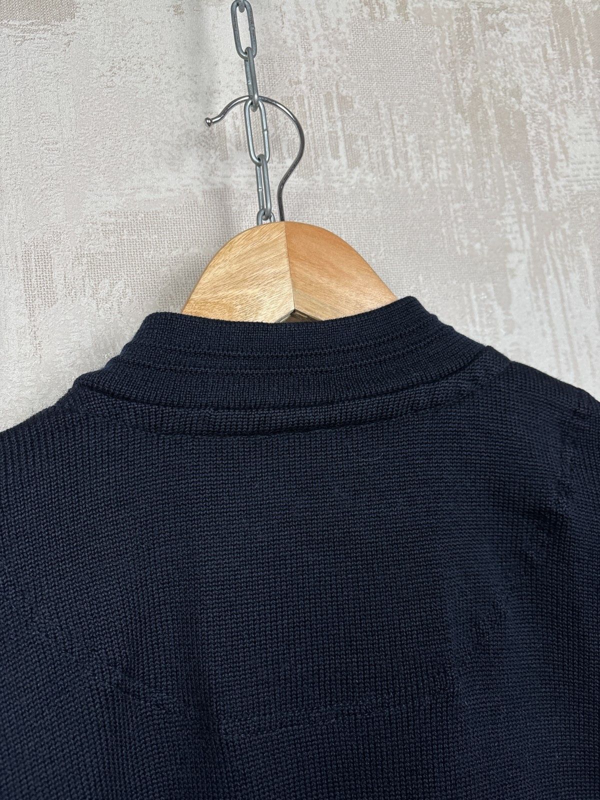 Other Vintage Yachting Clipper Wool Cardigan Sweater Navy Blue Size US L / EU 52-54 / 3 - 18 Thumbnail
