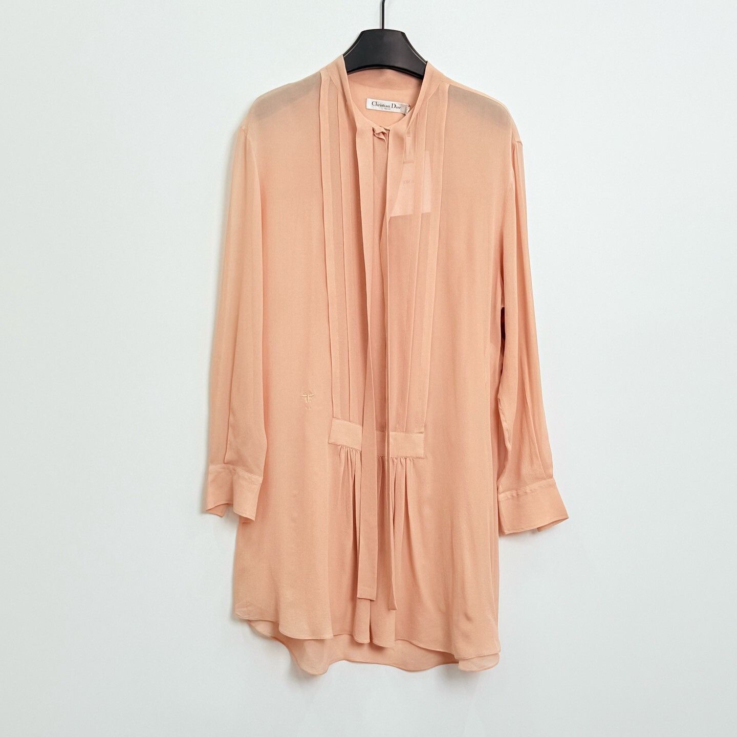 Dior Dior Silk Ribbon Long Shirt Size XS / US 0-2 / IT 36-38 - 1 Thumbnail