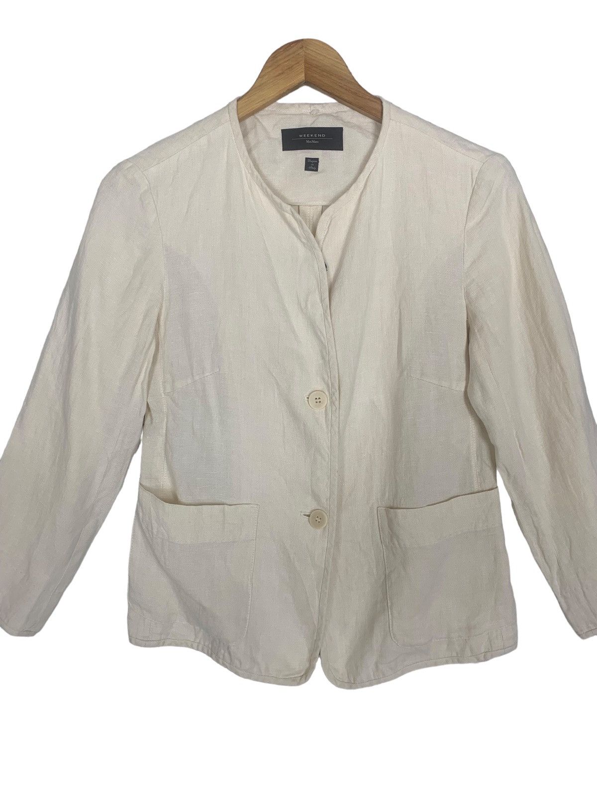 Designer × Max Mara Max Mara Designer Italy Blazer Women Size XXS / US 00 / IT 34 - 2 Thumbnail