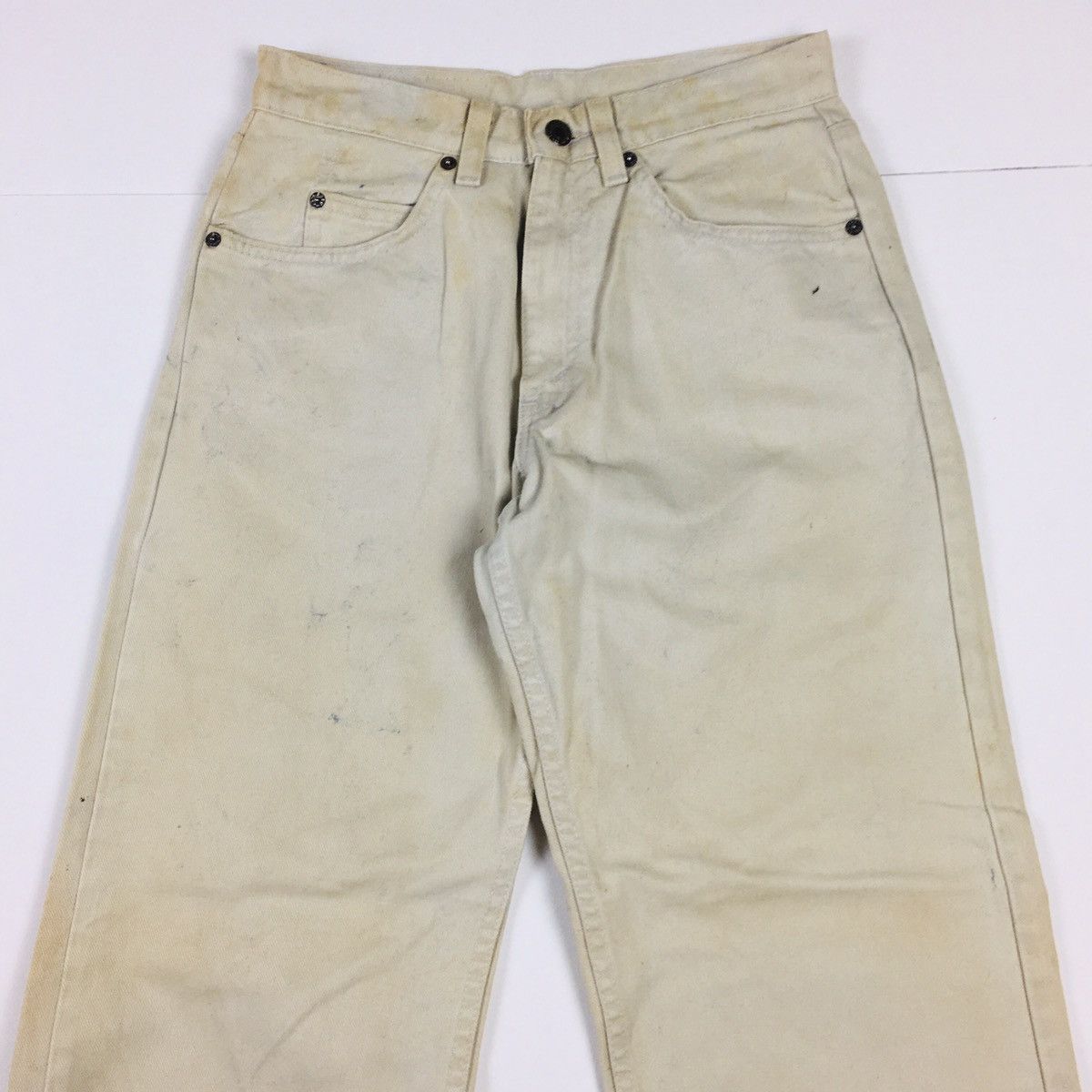 Vintage 90s Levi’s 565 Orange Tab Wide Leg Student