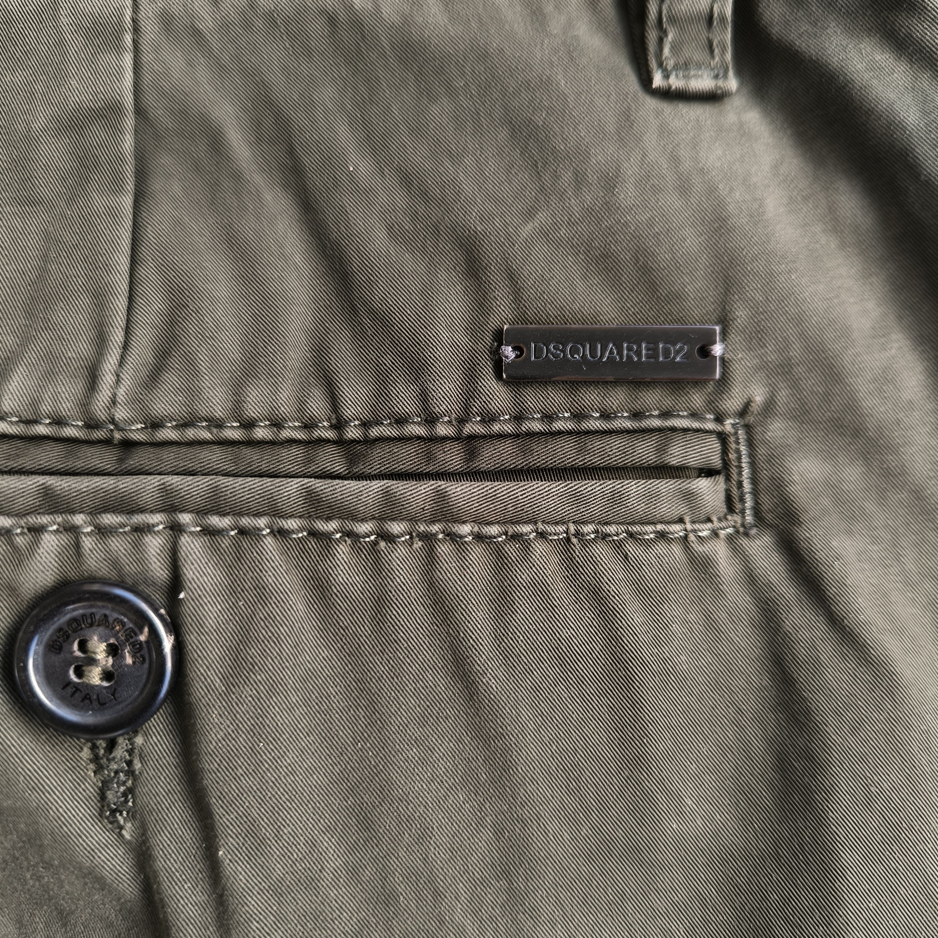 Dsquared2 DSQUARED2 Sexy Cargo Utility Pants Olive Green S74KB0016 Size US 36 / EU 52 - 14 Thumbnail