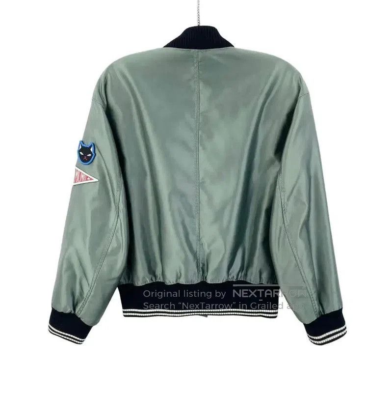 Miu Miu Miu Miu Women's Green Polyester Jacket . Size XXS / US 00 / IT 34 - 2 Thumbnail