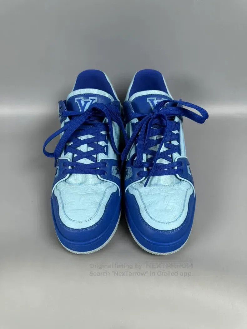 Louis Vuitton Louis Vuitton Blue Trainer Casual Shoes Size US 7 / EU 40 - 1 Thumbnail