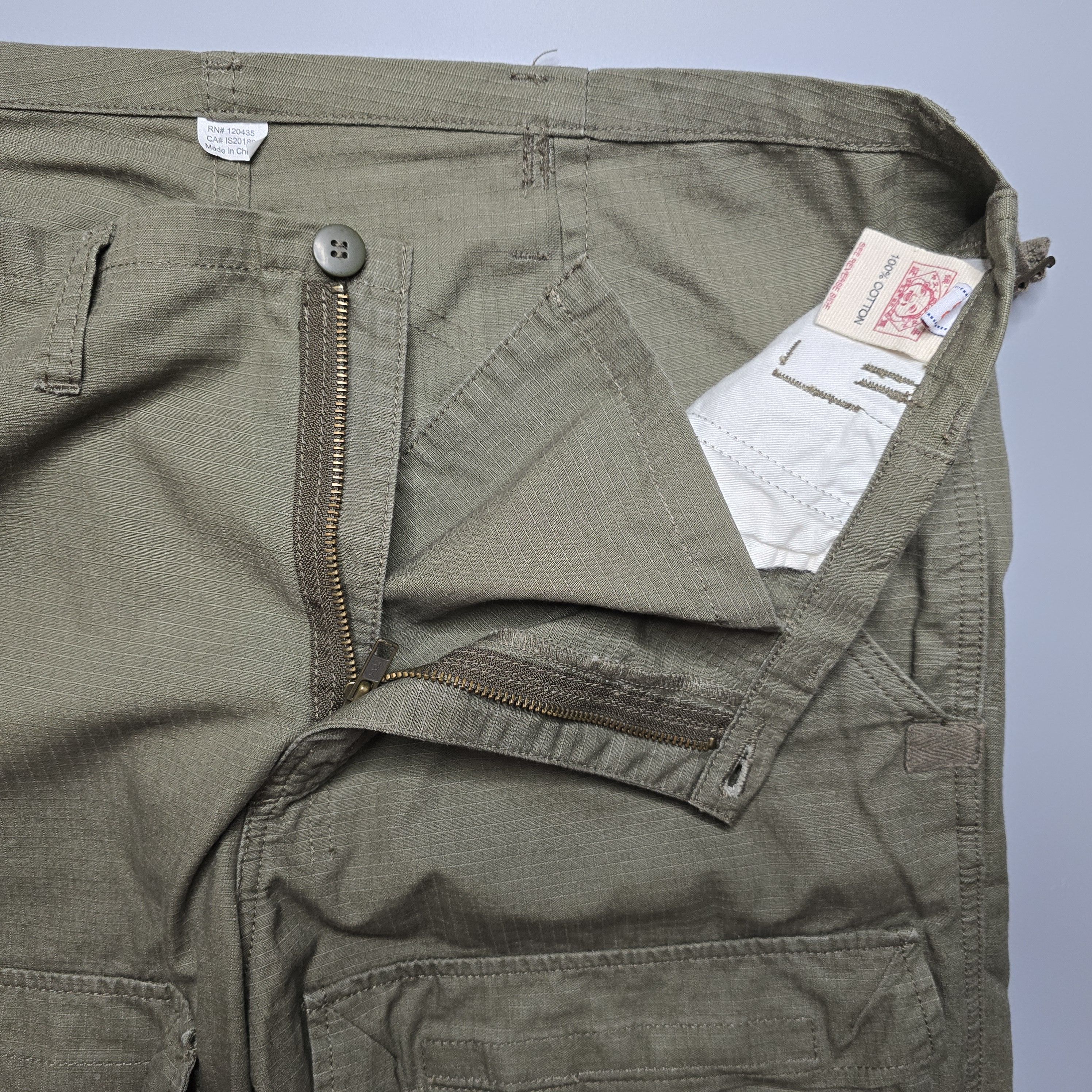 Evisu Evisu - Seagull Baggy Capri Cargo Pants Size US 36 / EU 52 - 7 Thumbnail