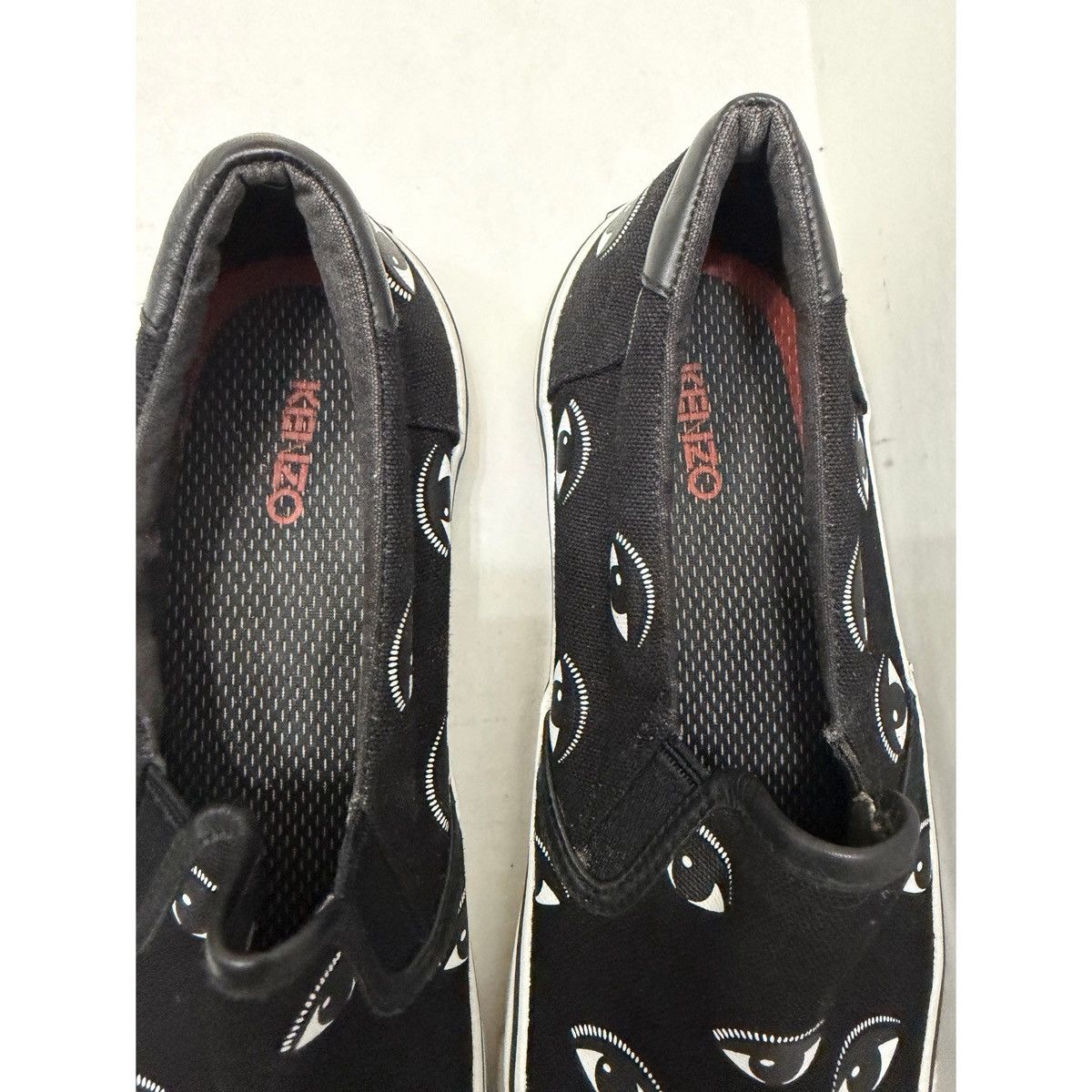 Kenzo KENZO EYE 👁️ BLACK SLIP ON SNEAKERS Size US 9 / EU 42 - 4 Thumbnail