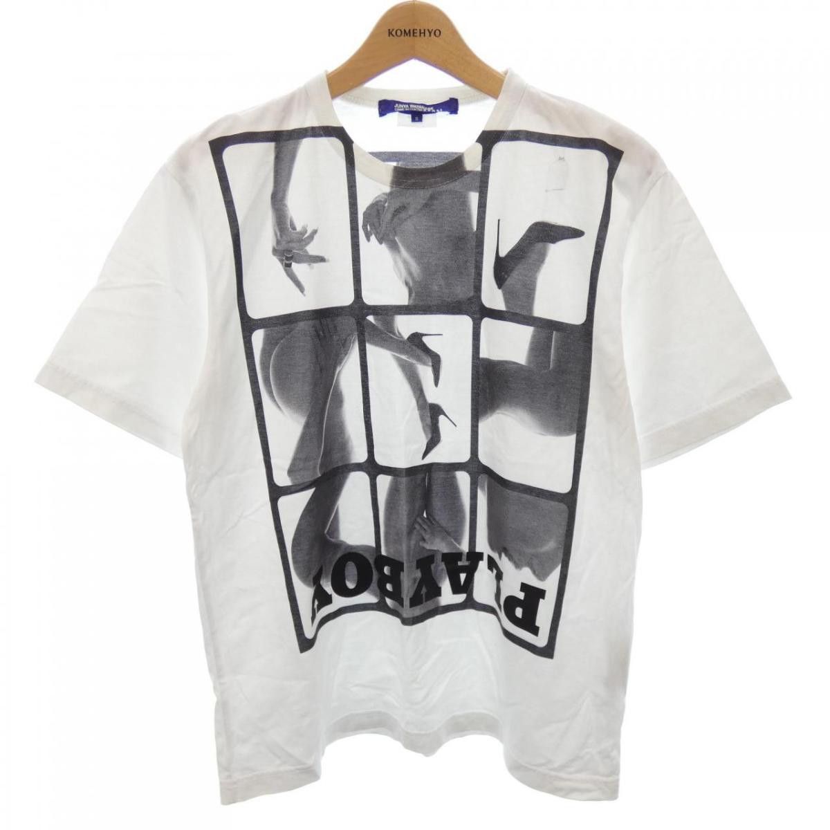 Junya Watanabe Short Sleeve Printed Front Cotton Tshirt White Size US S / EU 44-46 / 1 - 1 Thumbnail