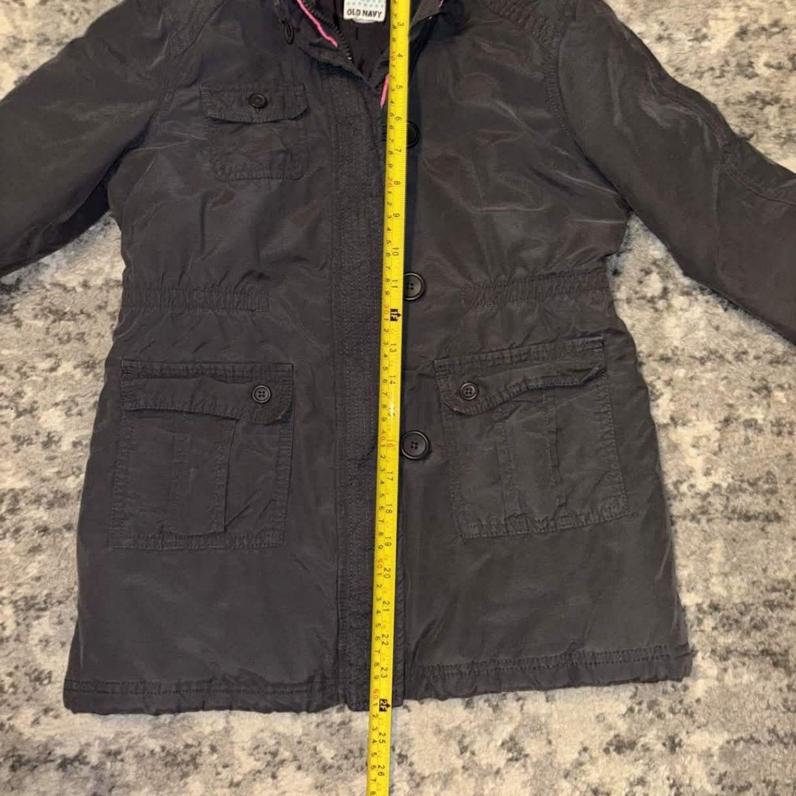 Old Navy Vintage Old Navy Faux Fur Parka Jacket Size S / US 4 / IT 40 - 6 Thumbnail
