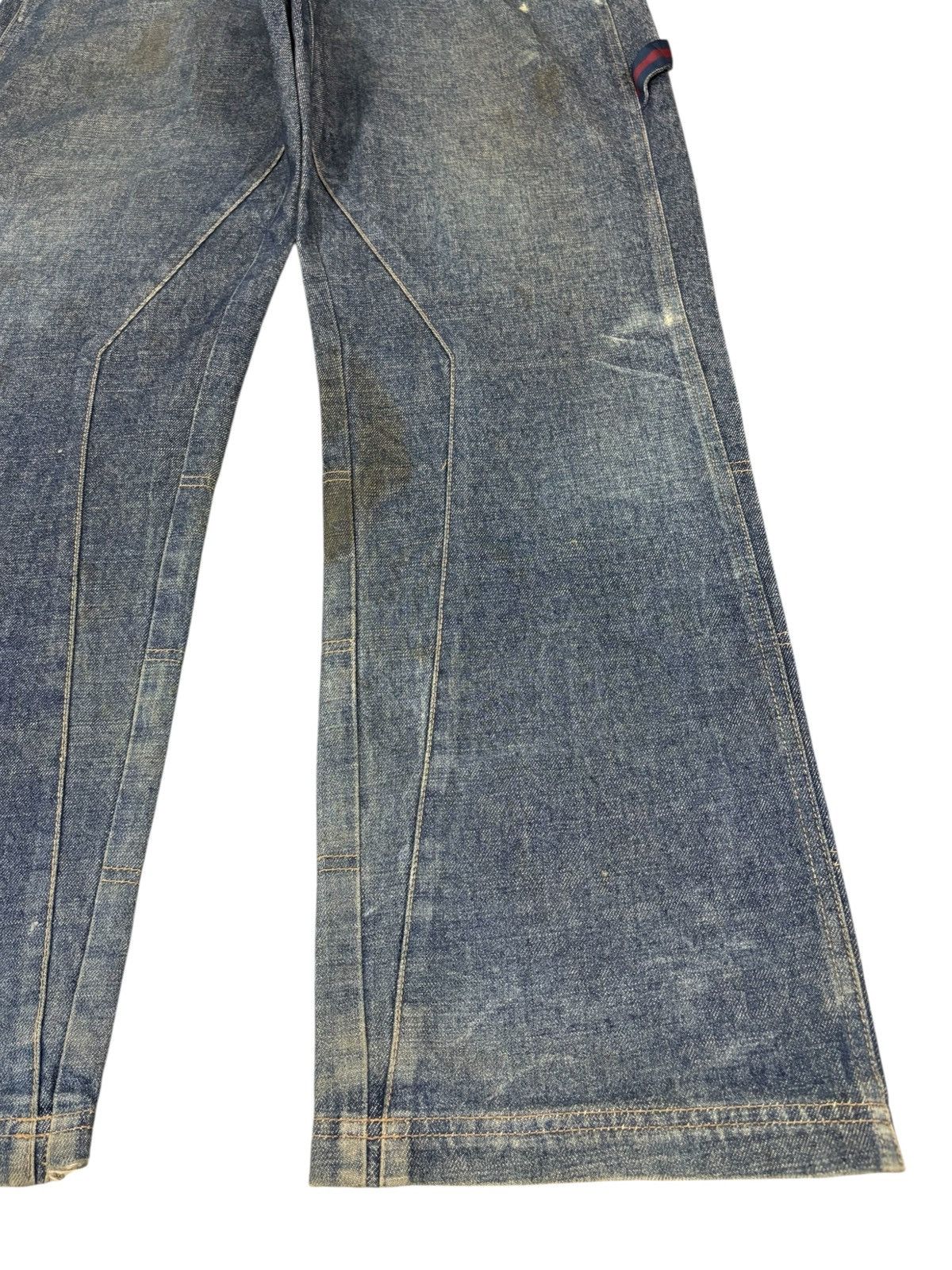 Phat Farm Vintage Phat Farm Carpenter Distressed Baggy Jeans Size US 34 / EU 50 - 7 Thumbnail
