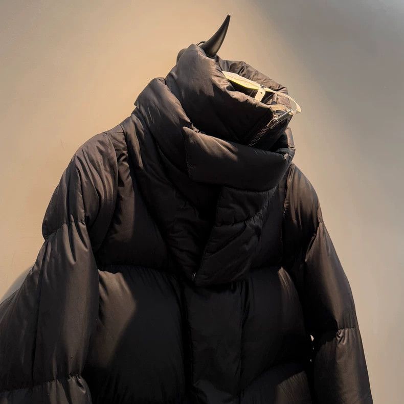 Rick Owens rick owens size 38 Short shoulder strap down jacket 2501-Ne Size US S / EU 44-46 / 1 - 2 Thumbnail