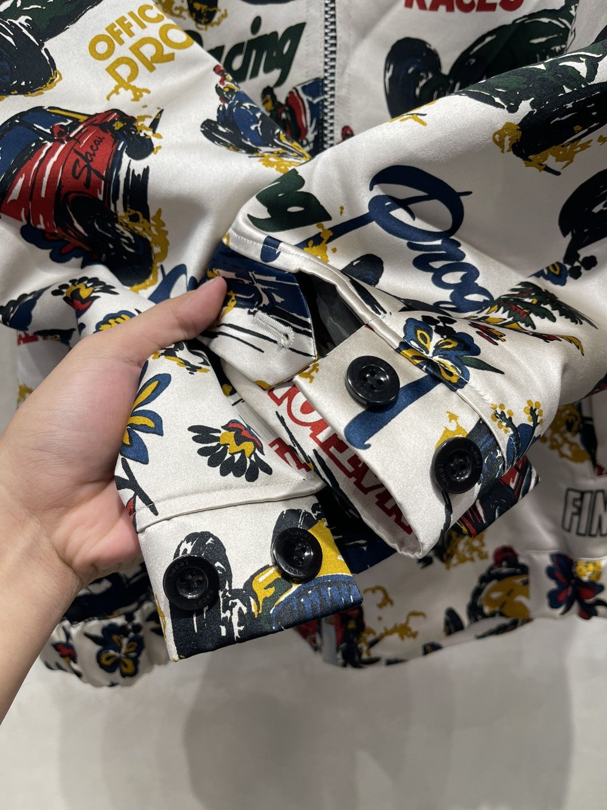 Sacai Sacai 25SS Car Race Tropical Print Jacket Size US M / EU 48-50 / 2 - 9 Thumbnail