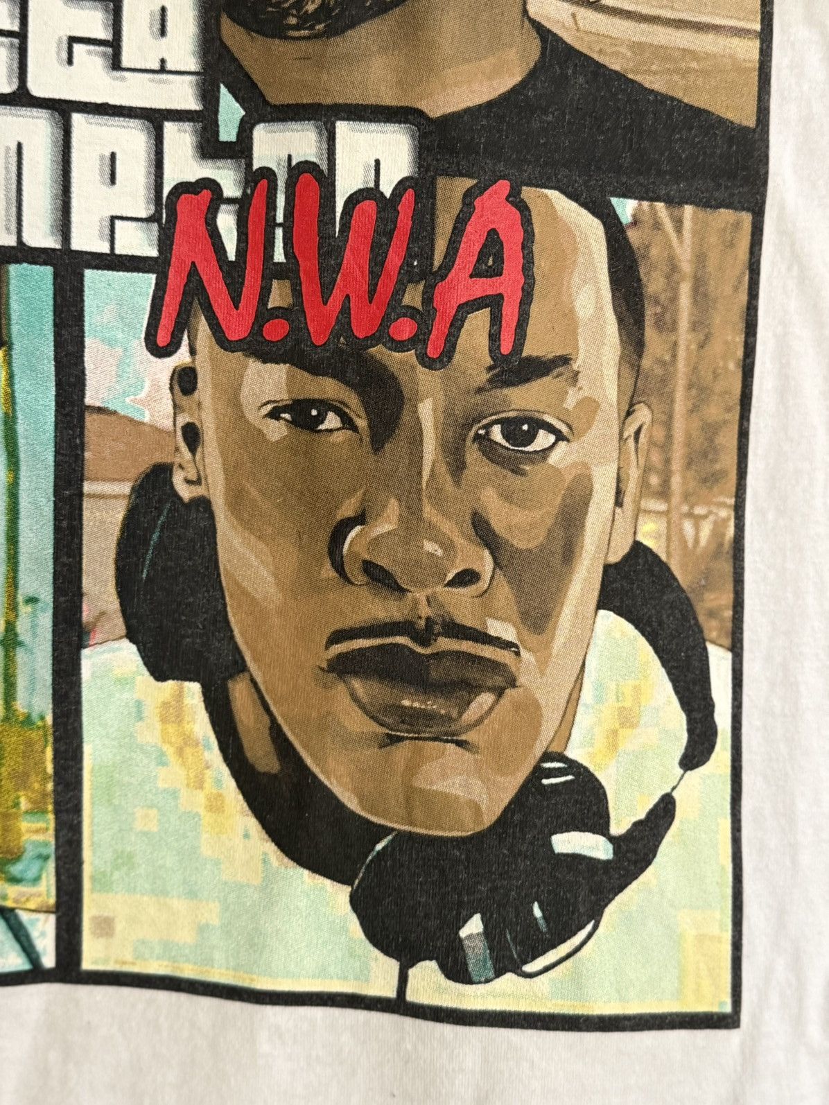 Band Tees × Rap Tees × Vintage Vintage N.W.A Staight Outta Compton Rap Tee Size US L / EU 52-54 / 3 - 6 Thumbnail