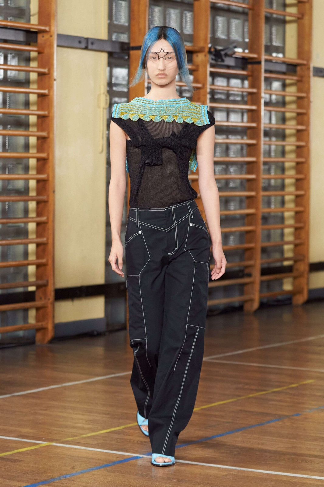 Kiko Kostadinov 2023 Runway Black Bran Carpenter Trouser Size 26" / US 2 / IT 38 - 5 Thumbnail