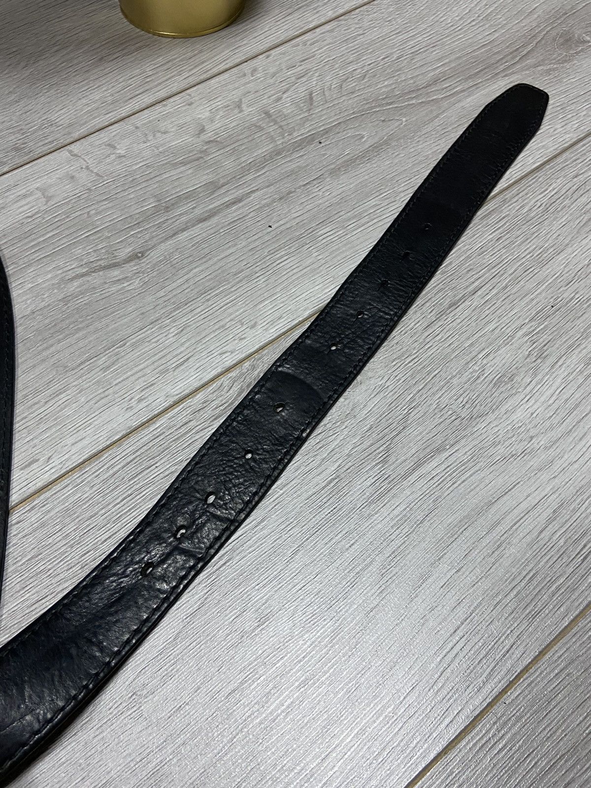 Diesel Diesel RARE vintage big punk head curve buckle leather belt Size ONE SIZE - 4 Thumbnail