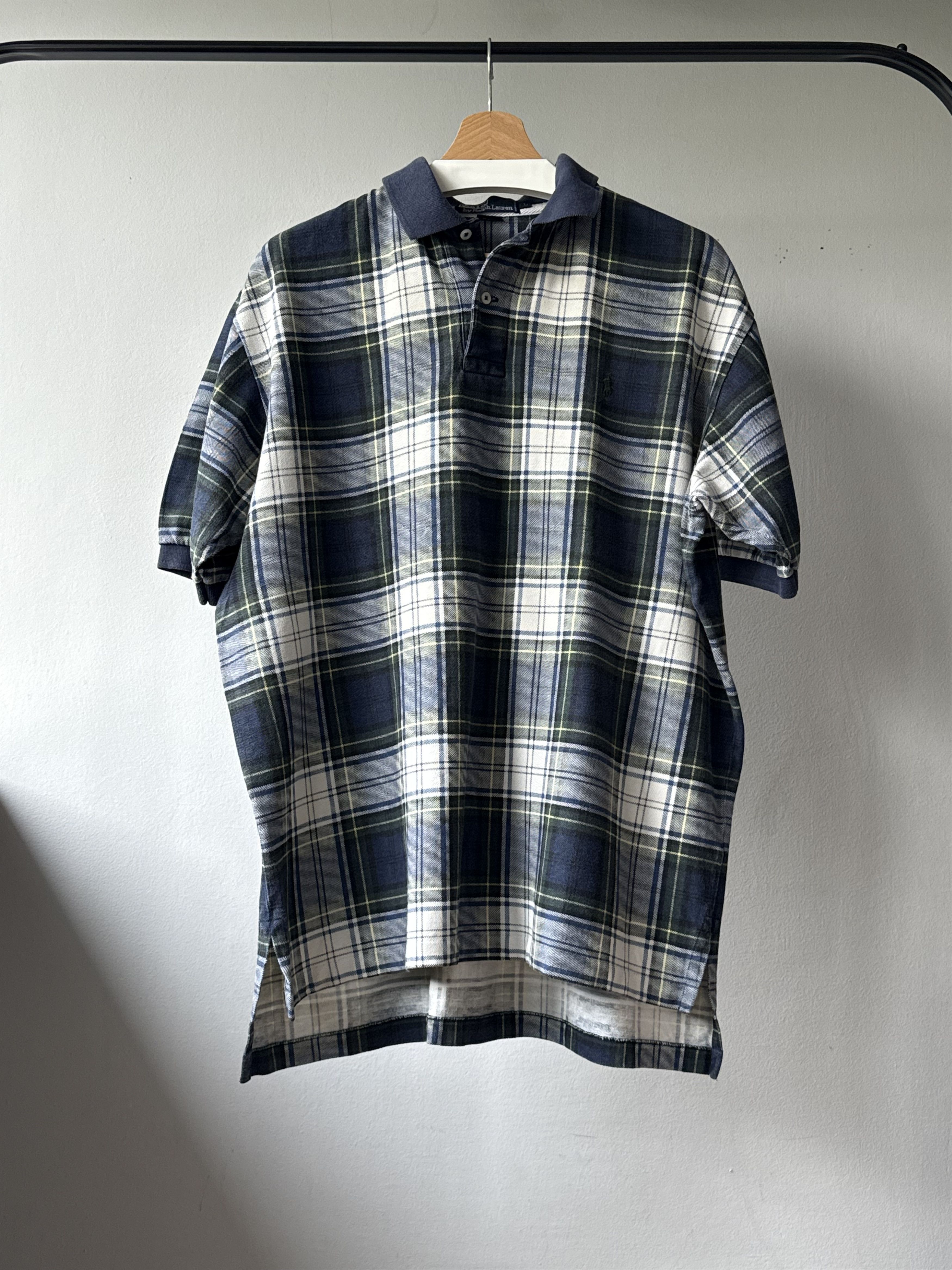 Polo Ralph Lauren Vintage 90s Polo by Ralph Lauren Tartan Plaid Polo Shirt Size US L / EU 52-54 / 3 - 3 Thumbnail