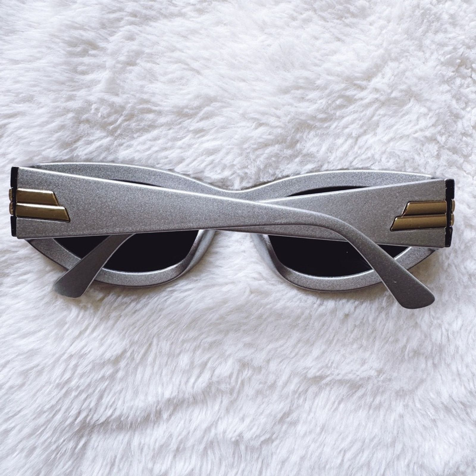 Other Francis Mirrored Silver Cat-Eye Sunglasses Size ONE SIZE - 14 Thumbnail