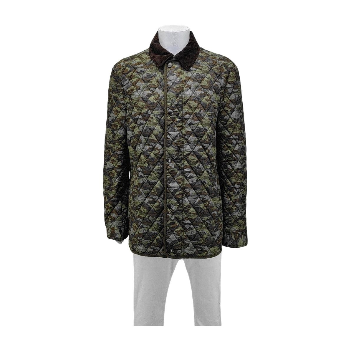 Burberry Burberry Brit Camo Quilted Jacket XL Size US XL / EU 56 / 4 - 1 Thumbnail