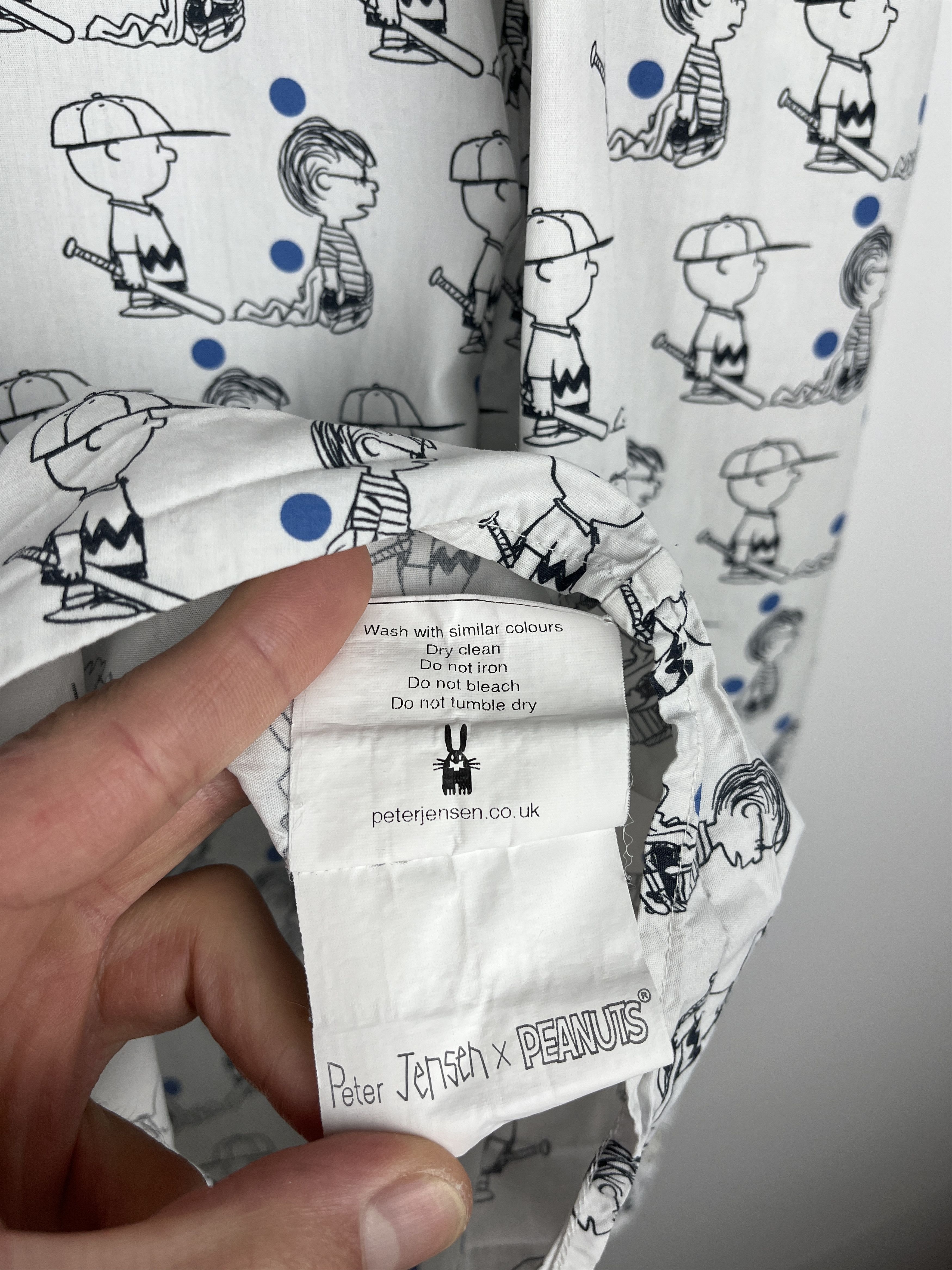 Peanuts Peter Jensen x Peanuts Long Sleeve Shirt Size fits to M Size US M / EU 48-50 / 2 - 12 Thumbnail