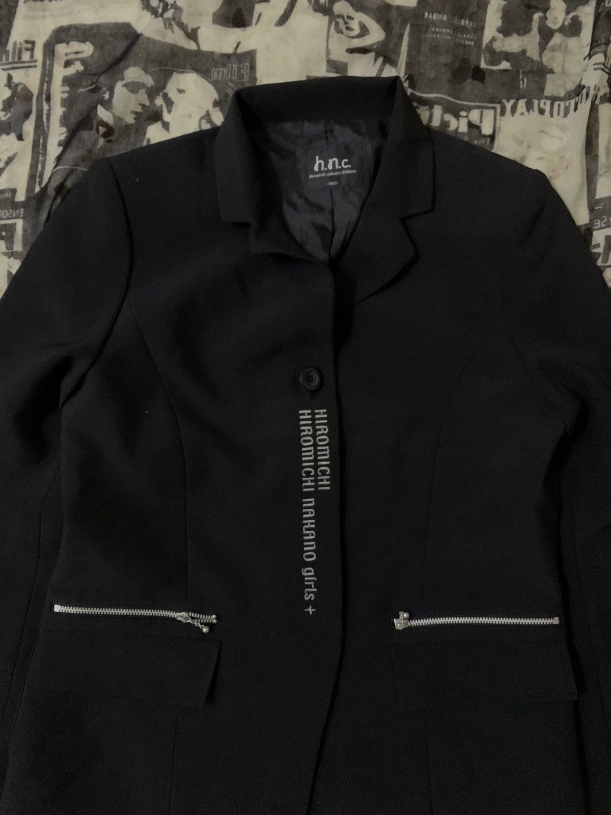 Yohji Yamamoto 💥Japanese Hiromichi Nakano Seditionaries Jacket Size S / US 4 / IT 40 - 2 Thumbnail