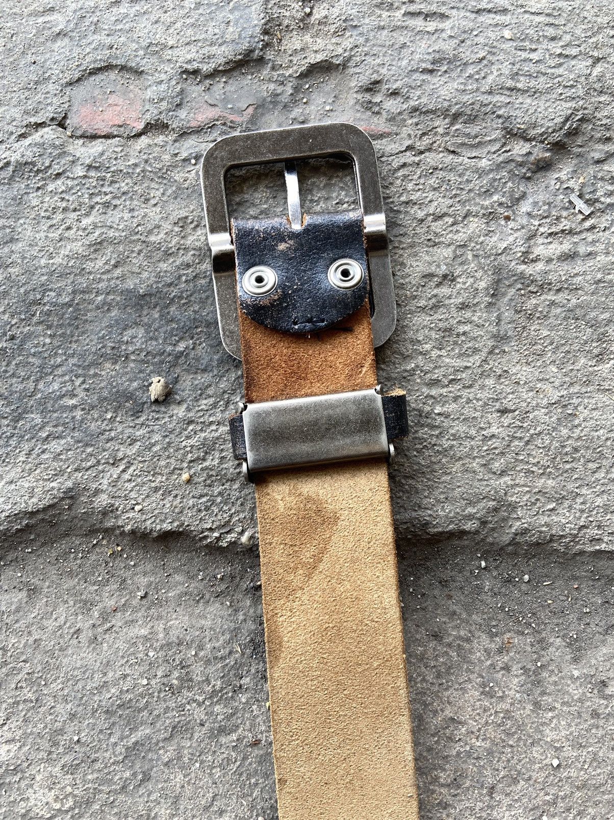 Genuine Leather Vintage genuine Leather Studded Belt (size30-34) Size ONE SIZE - 7 Thumbnail