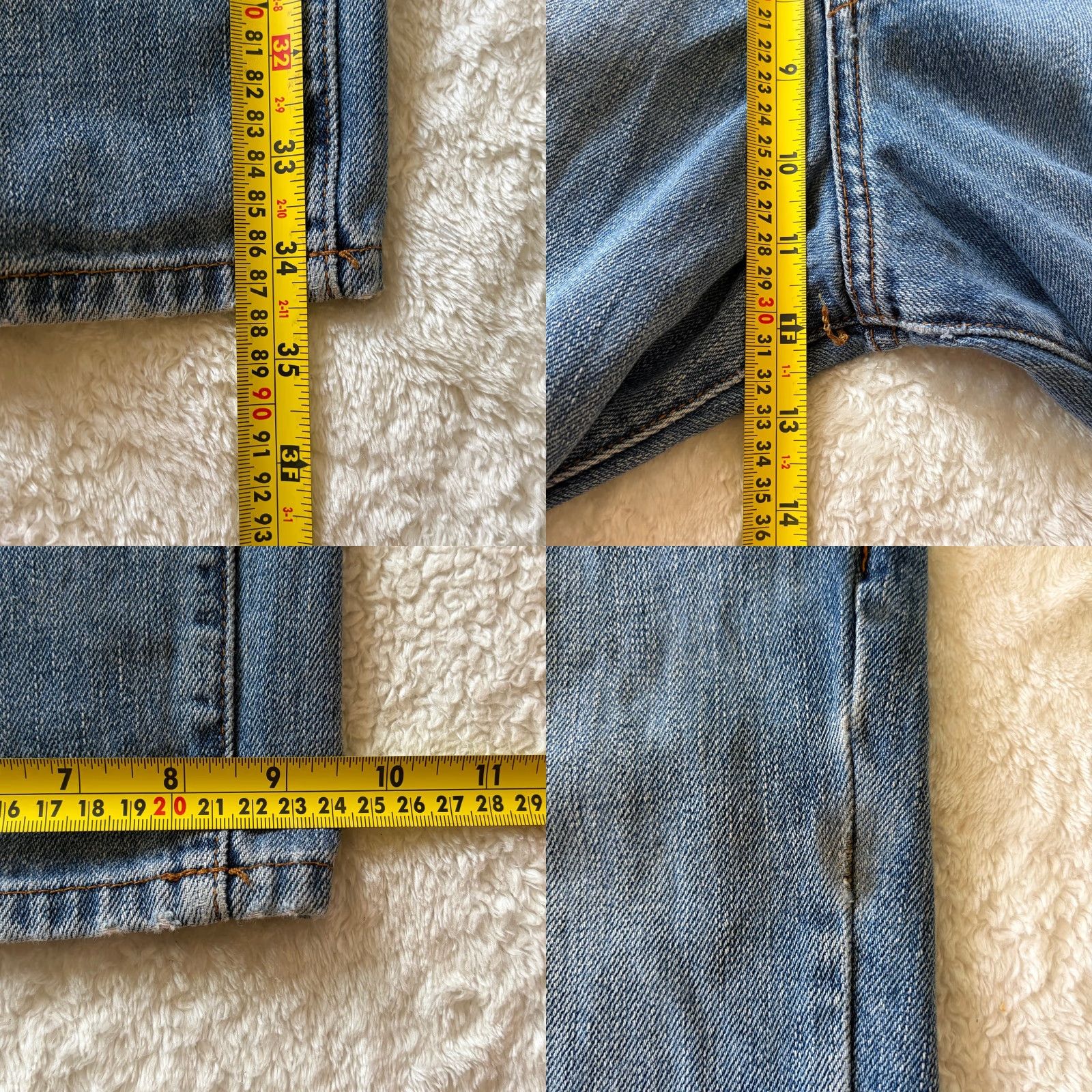 Lucky Brand VINTAGE Lucky Brand Jeans Mens 34x34.5 Blue Timeless 90s USA Straight Size US 34 / EU 50 - 9 Thumbnail