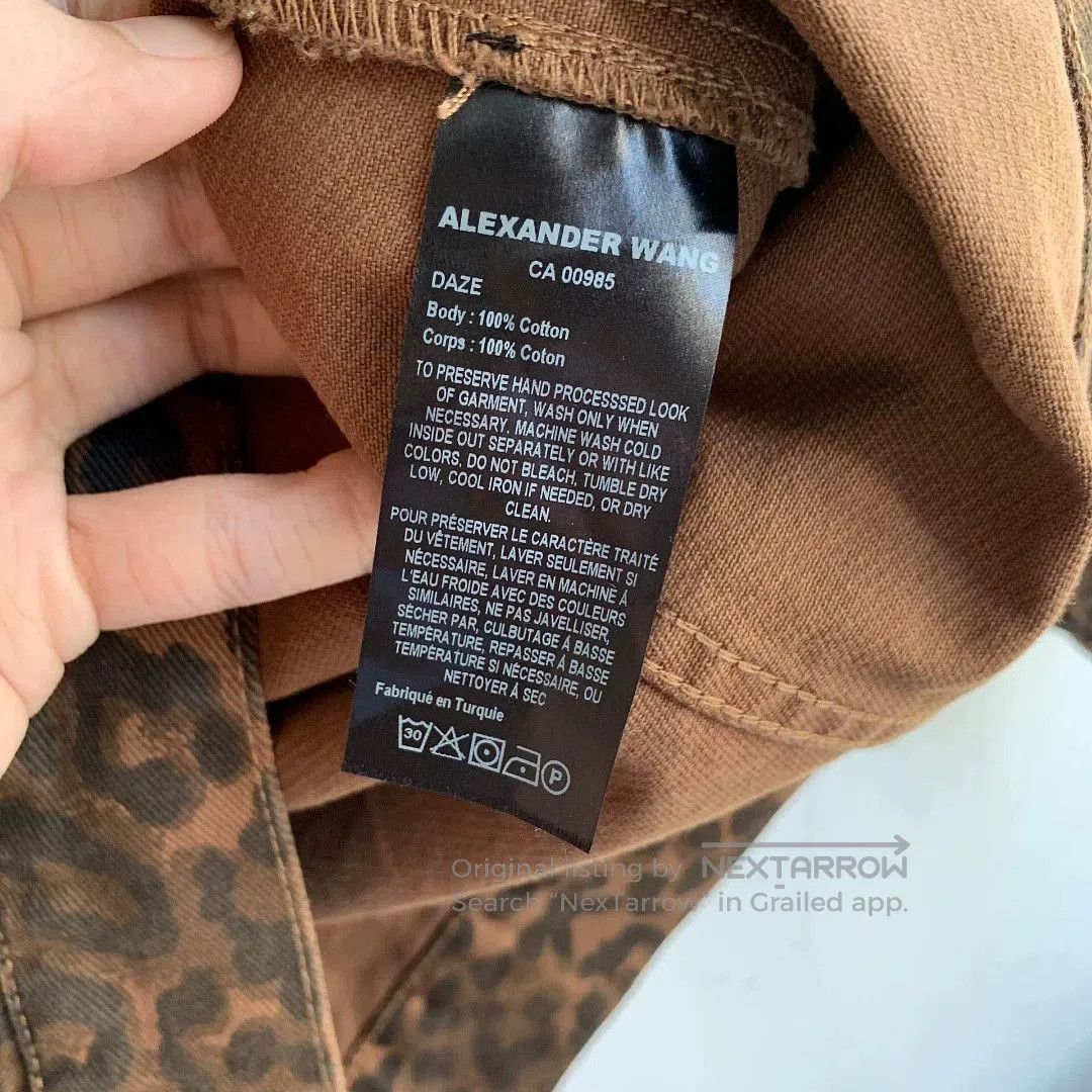 Alexander Wang alexander wang leopard print denim jacket. Size US S / EU 44-46 / 1 - 4 Thumbnail